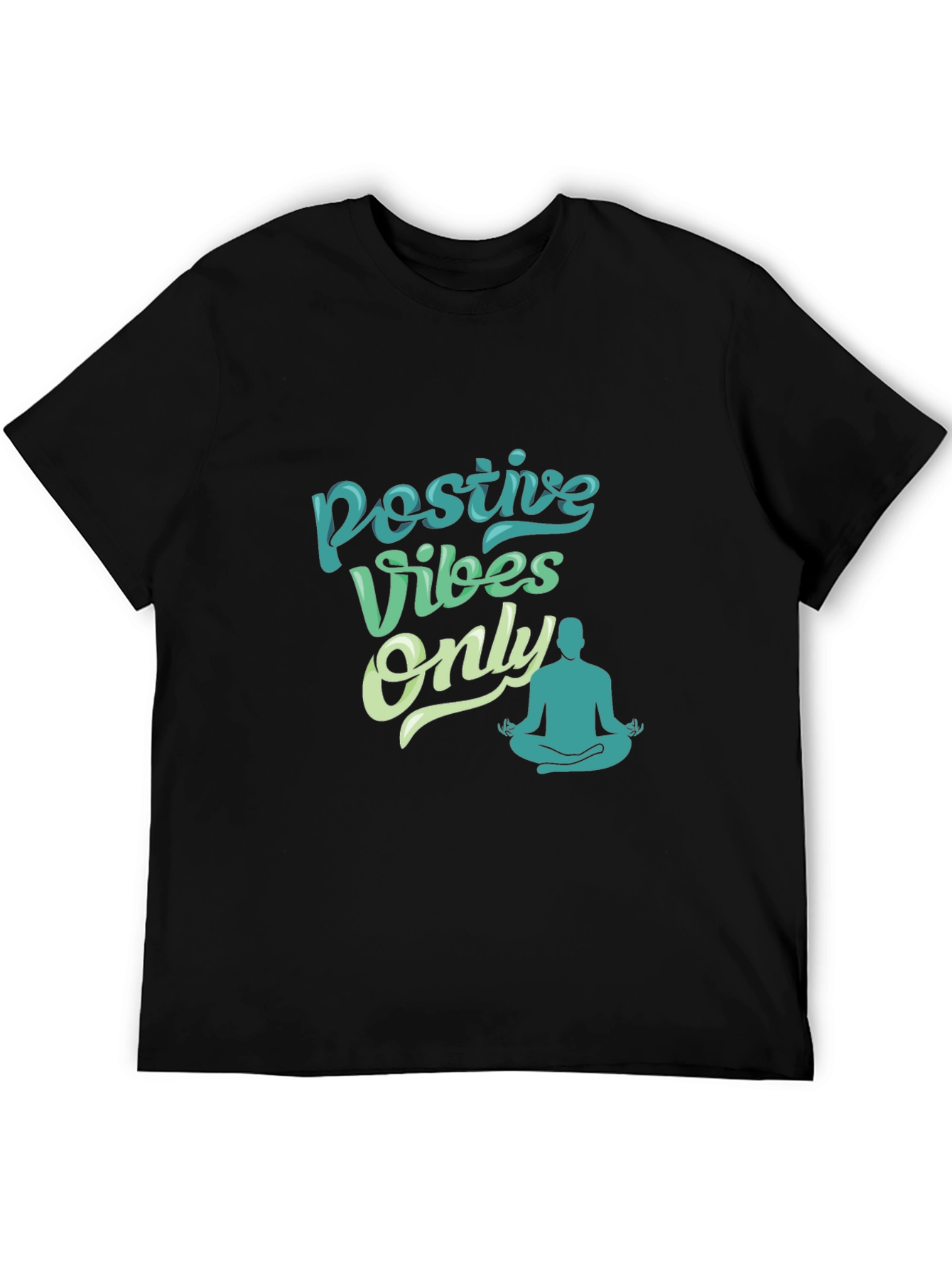 Positive Vibes Only Tee - Yoga Meditation Shirt