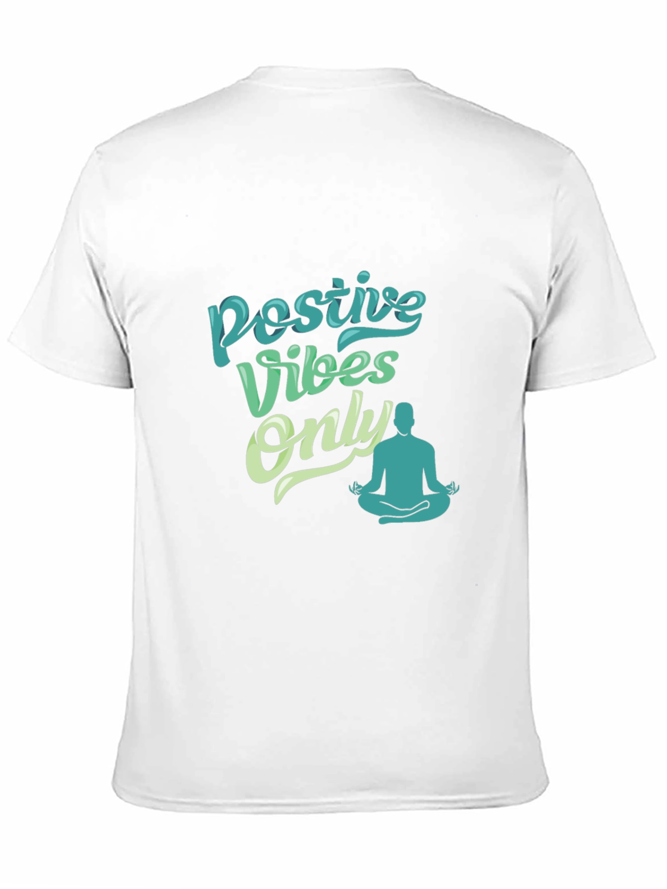 Positive Vibes Only Tee - Yoga Meditation Shirt