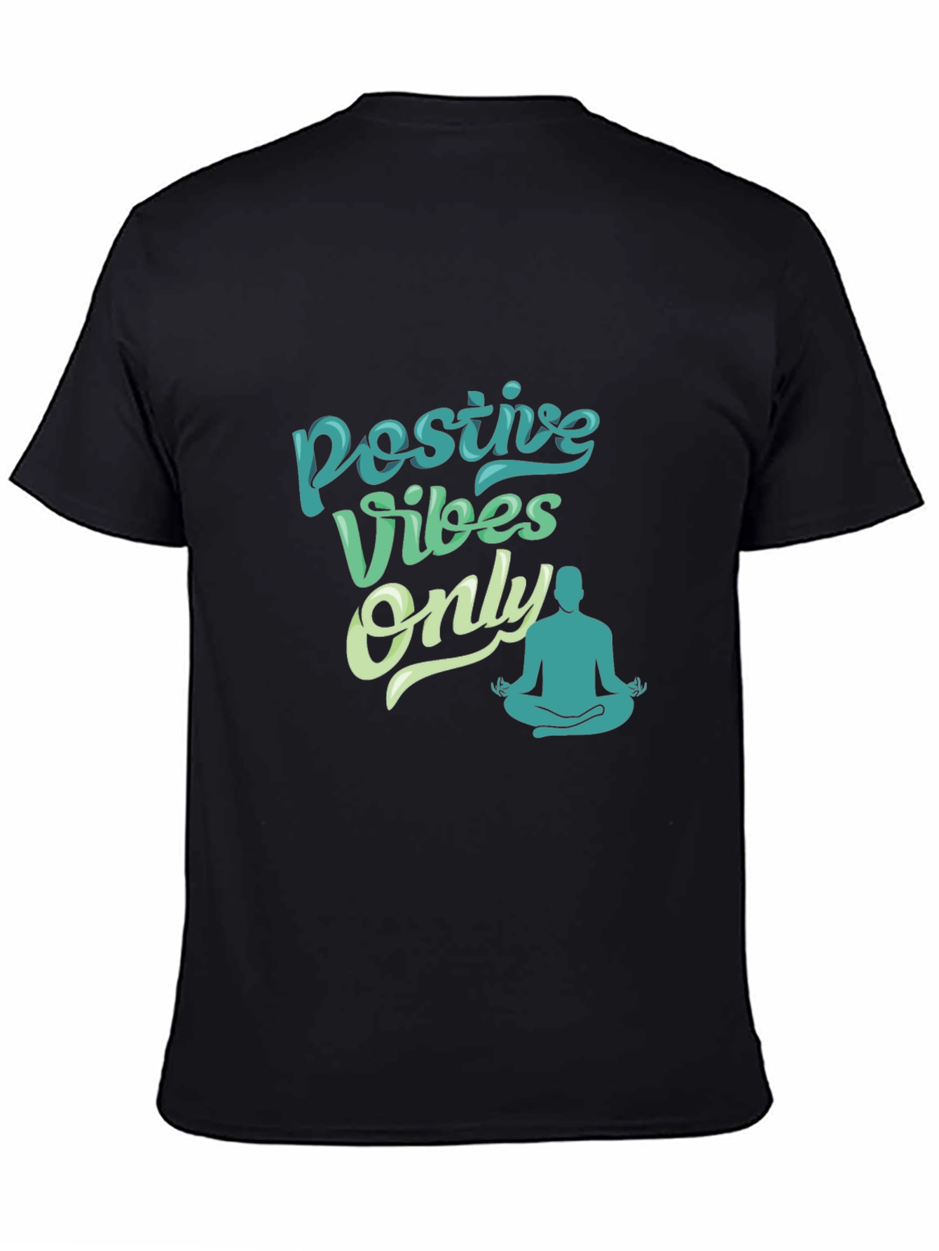 Positive Vibes Only Tee - Yoga Meditation Shirt