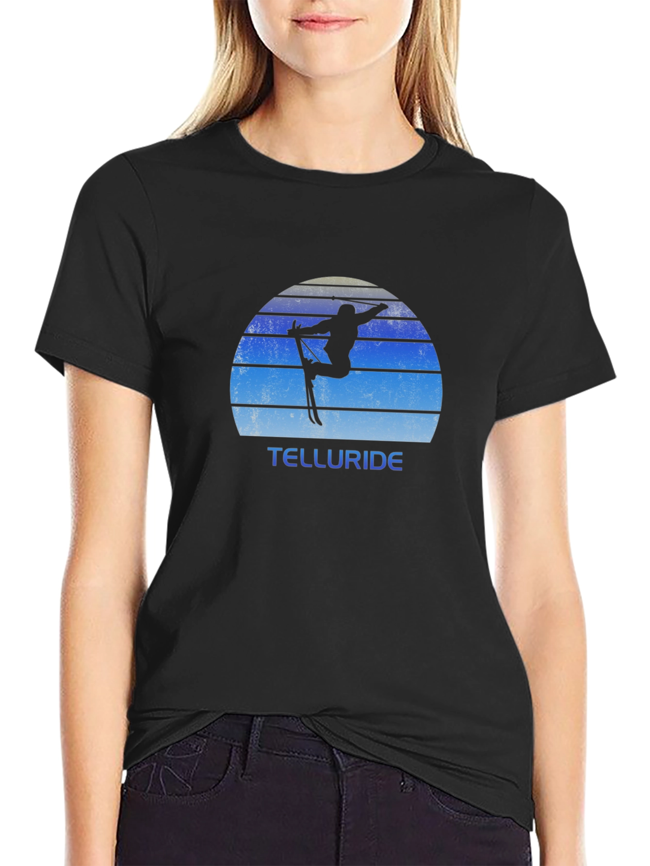 Telluride Ski T-Shirt Retro Style