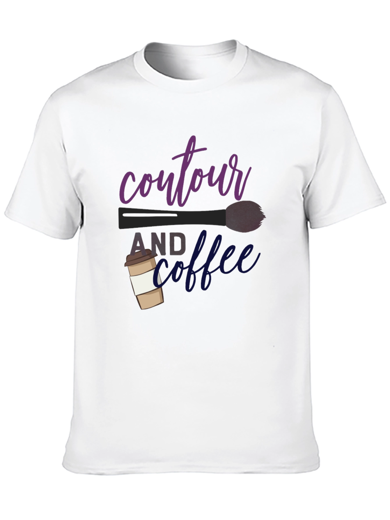 Contour & Coffee Graphic Tee - Stylish Comfort