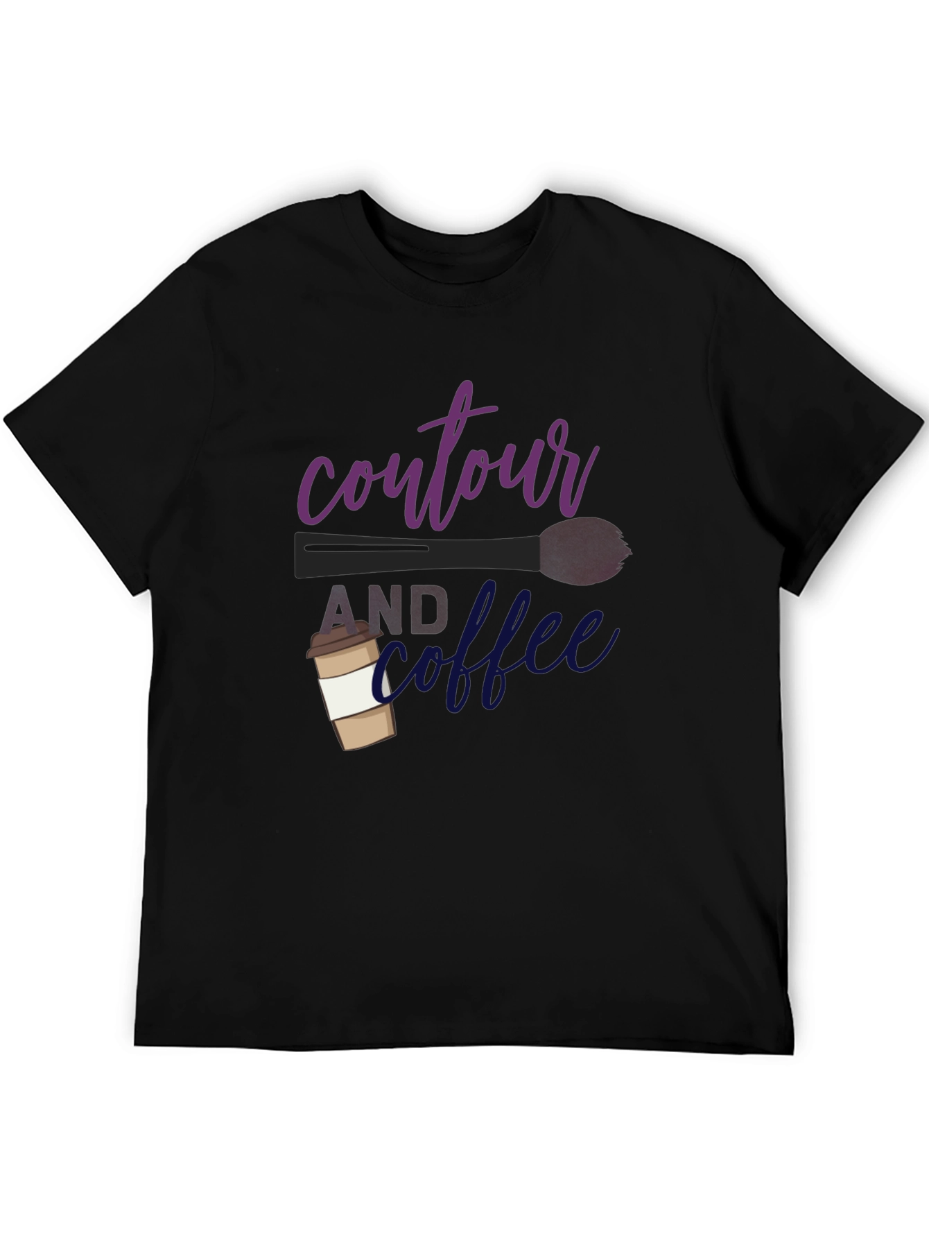 Contour & Coffee Graphic Tee - Stylish Comfort
