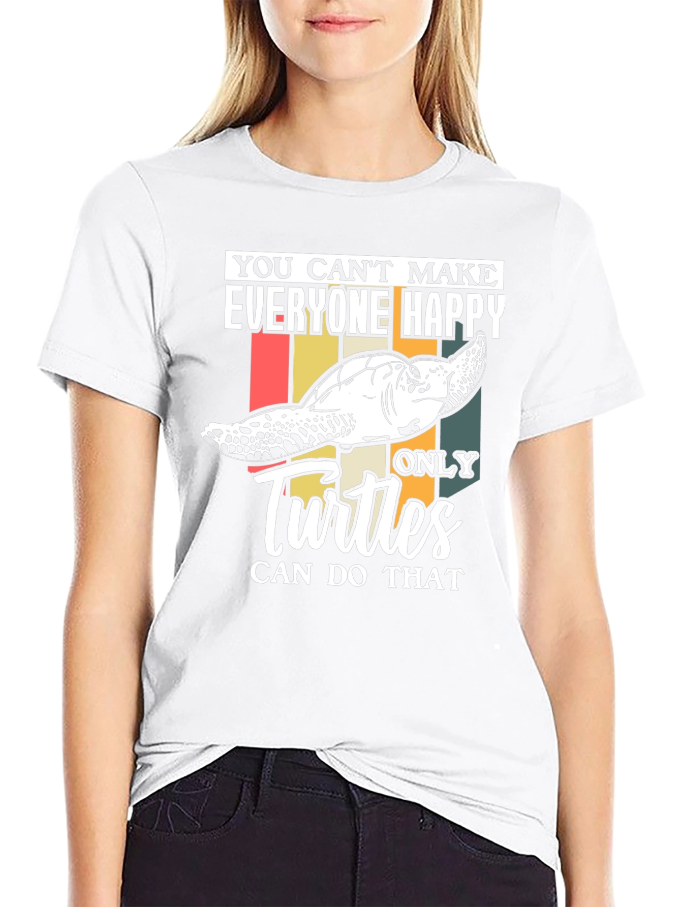 Funny Turtle T-Shirt - You Cant Make Everyone Happy!