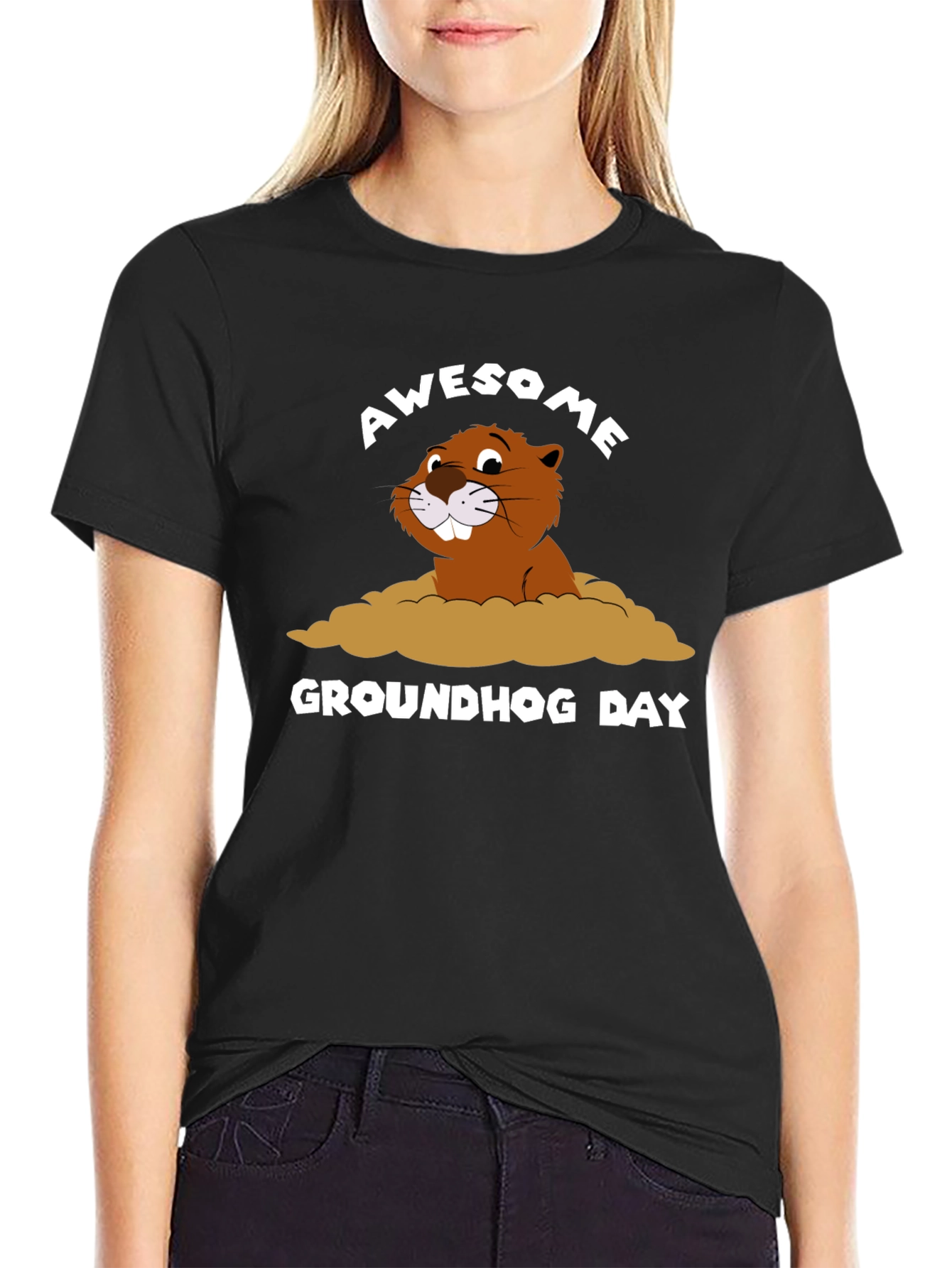 Awesome Groundhog Day T-Shirt