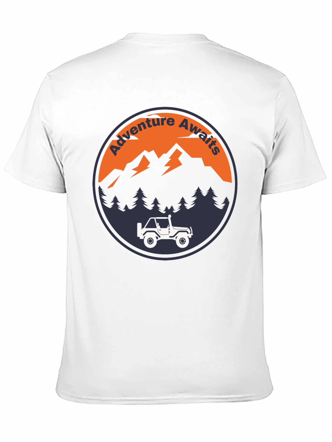Adventure Awaits Graphic Tee - Mens Black T-Shirt