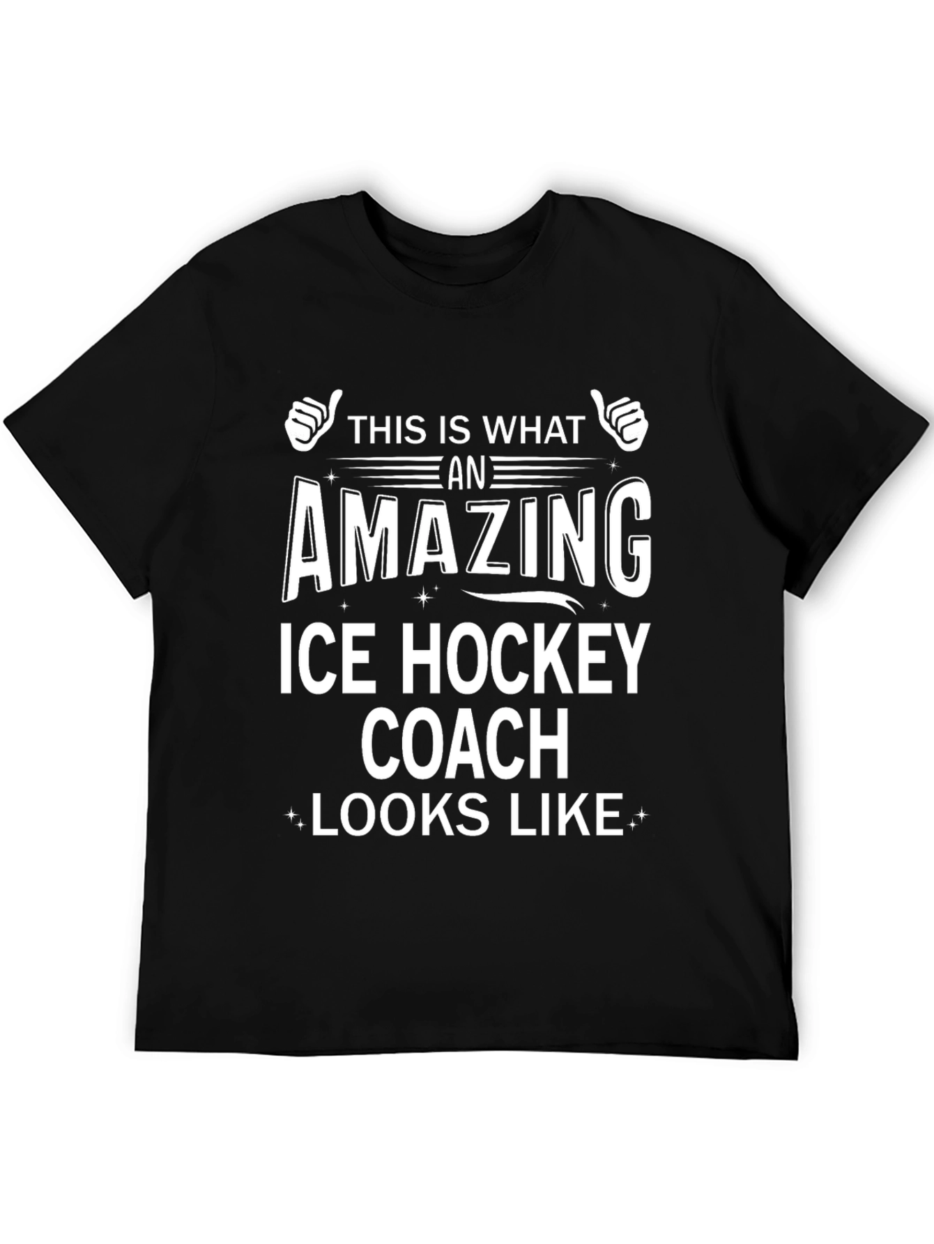 Amazing Ice Hockey Coach T-Shirt - Unique Design