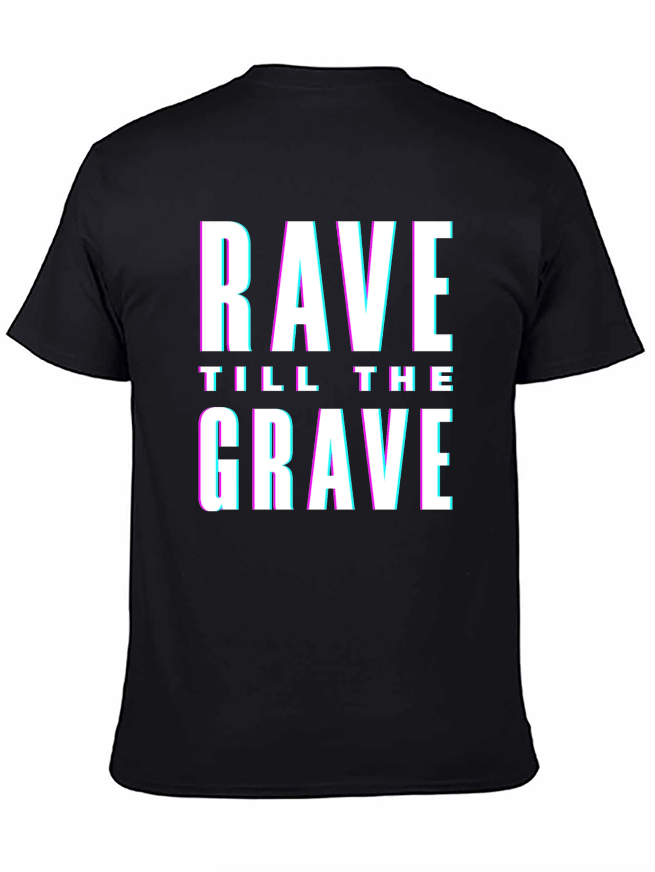 Rave Till The Grave Graphic T-Shirt