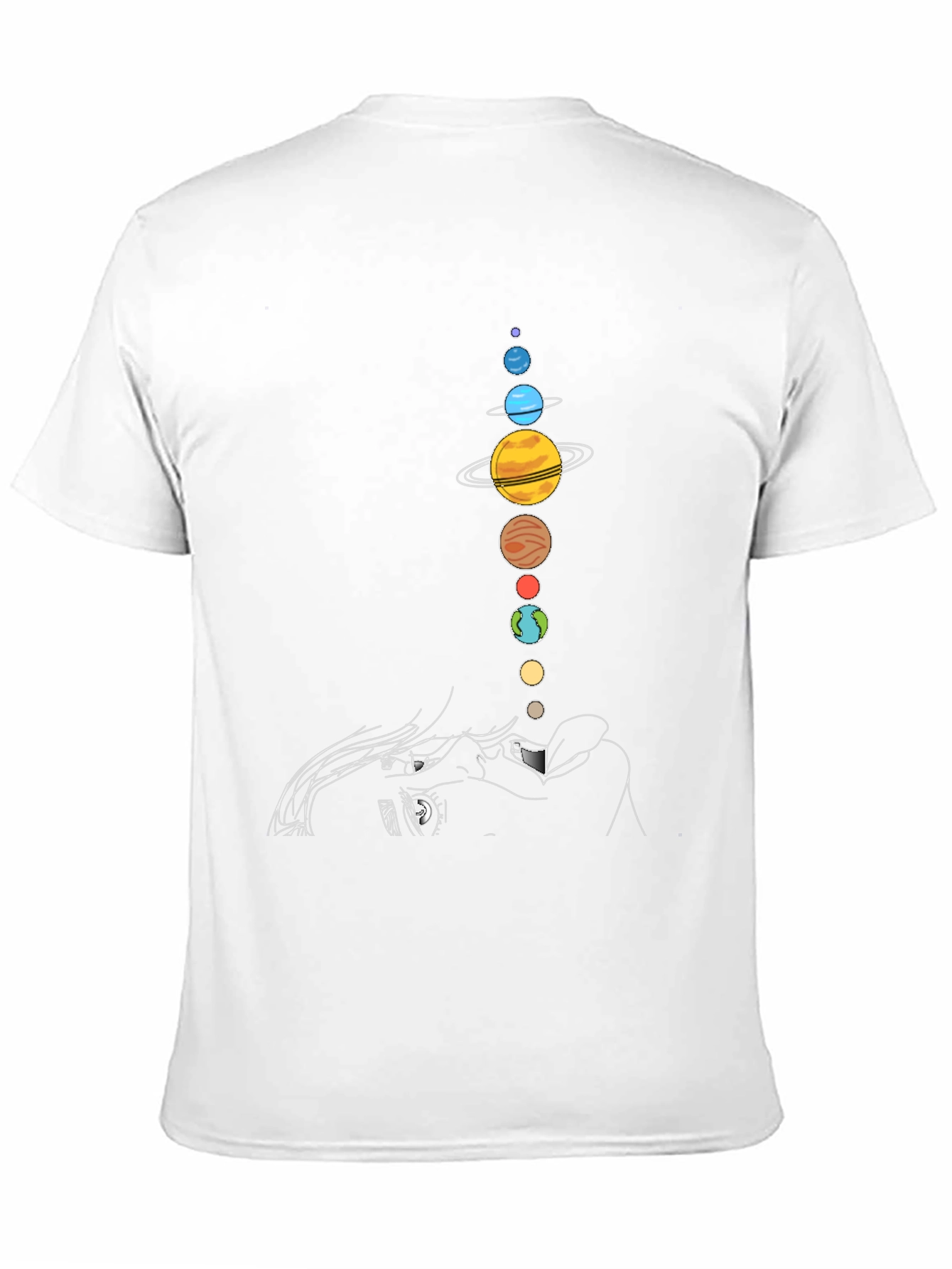 Planetary Alignment Graphic Tee - Unique Design
