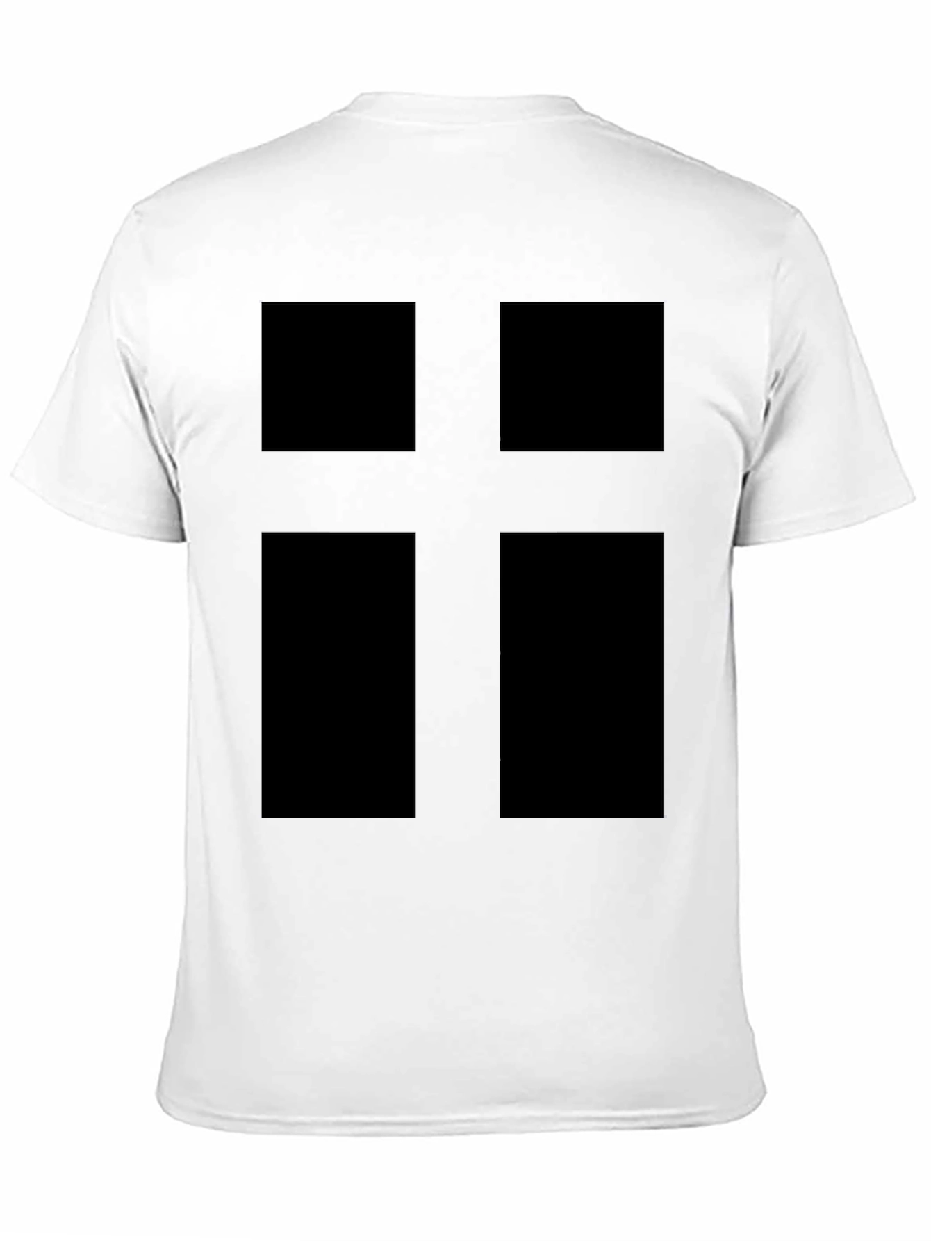 Modern Cross Graphic Tee - Black