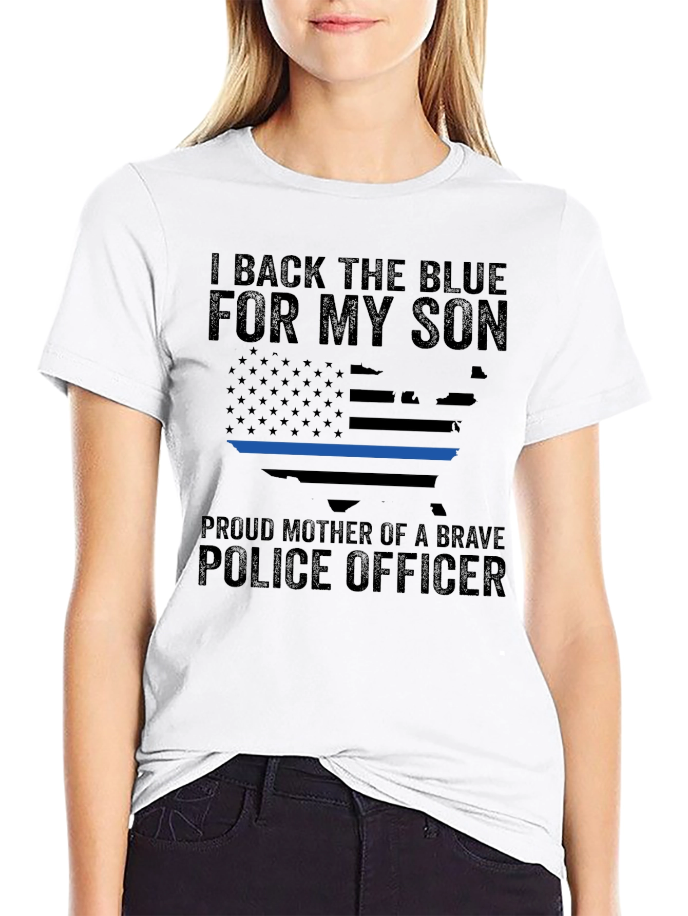 I Back The Blue For My Son T-Shirt