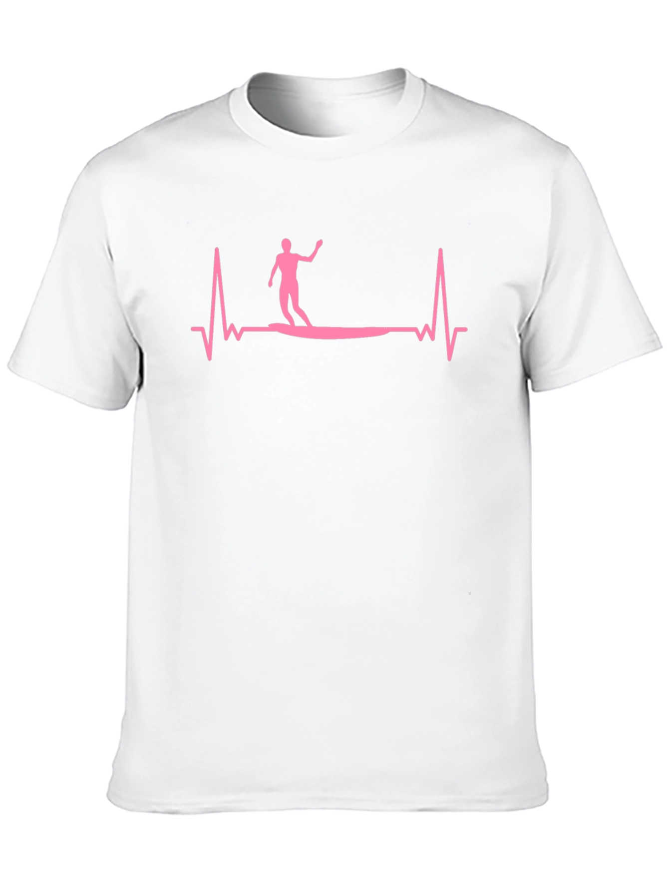 Surfing Heartbeat Graphic Tee