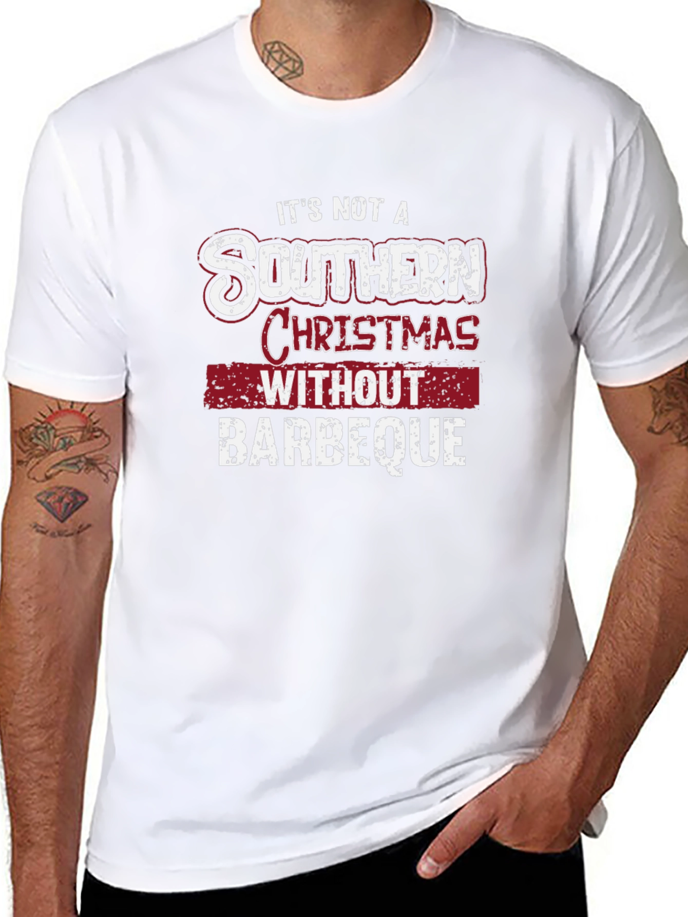 Southern Christmas Barbeque T-Shirt