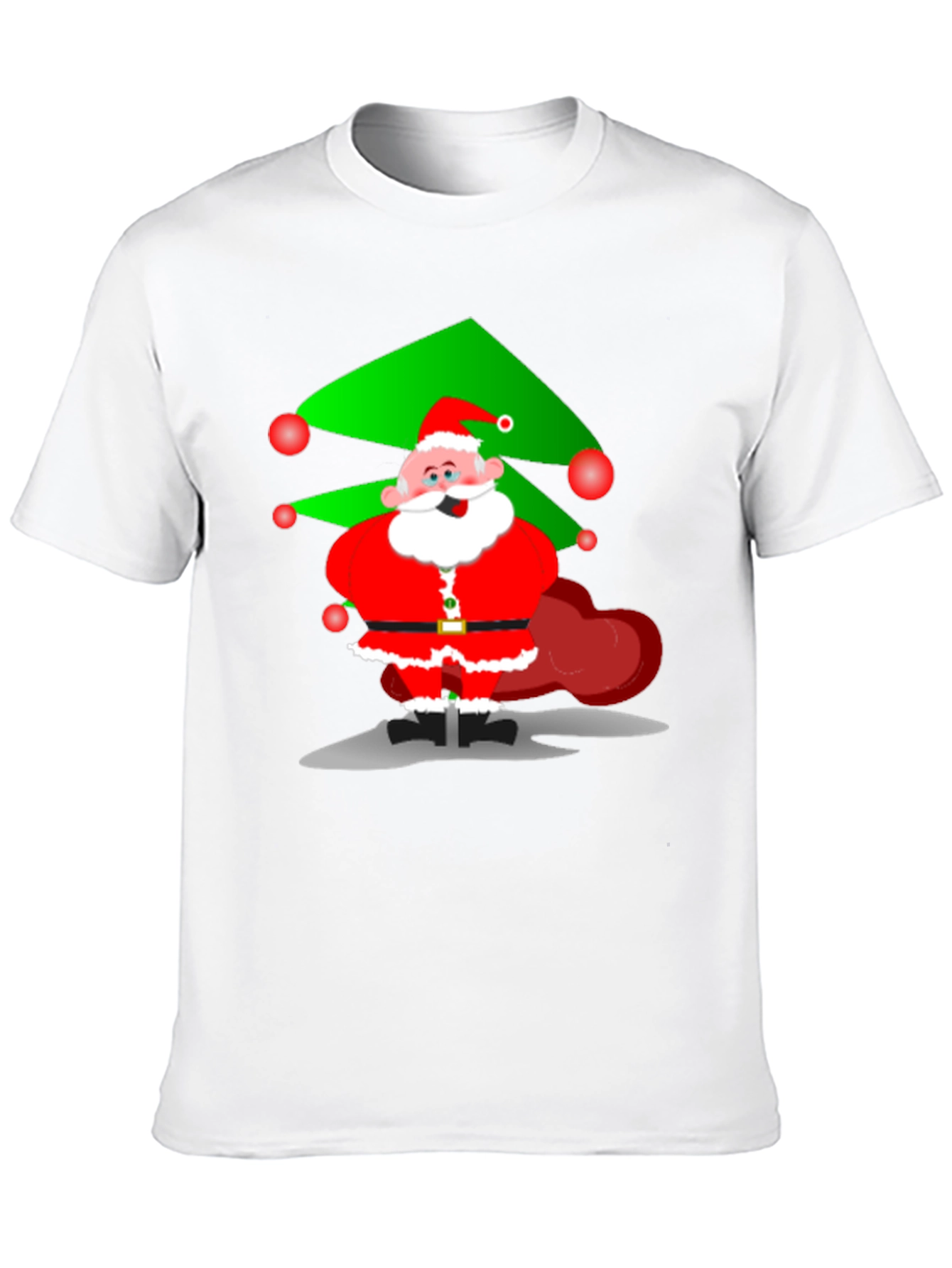 Festive Santa Graphic Tee