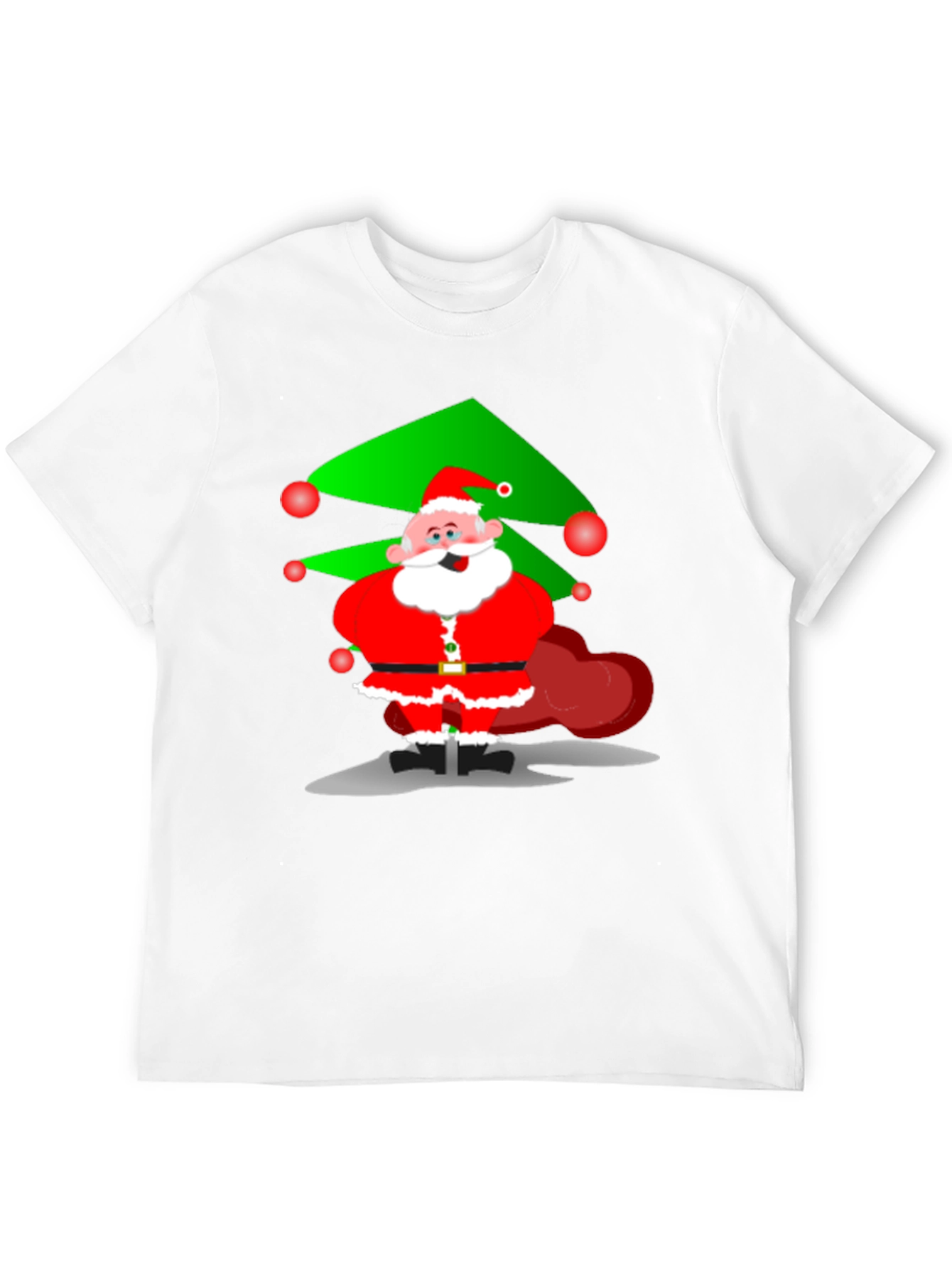 Festive Santa Graphic Tee