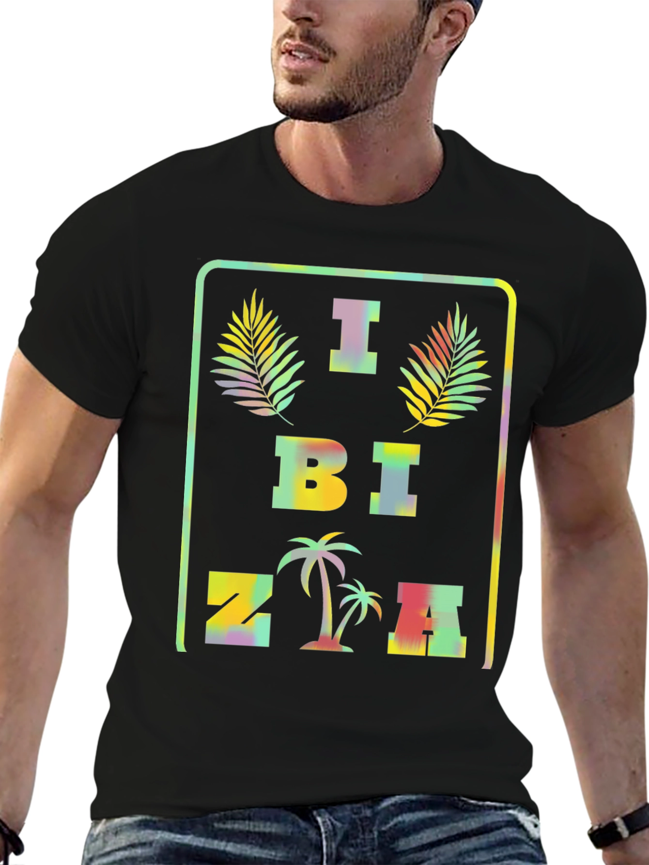 Ibiza Graphic T-Shirt - Tropical Vacation Tee