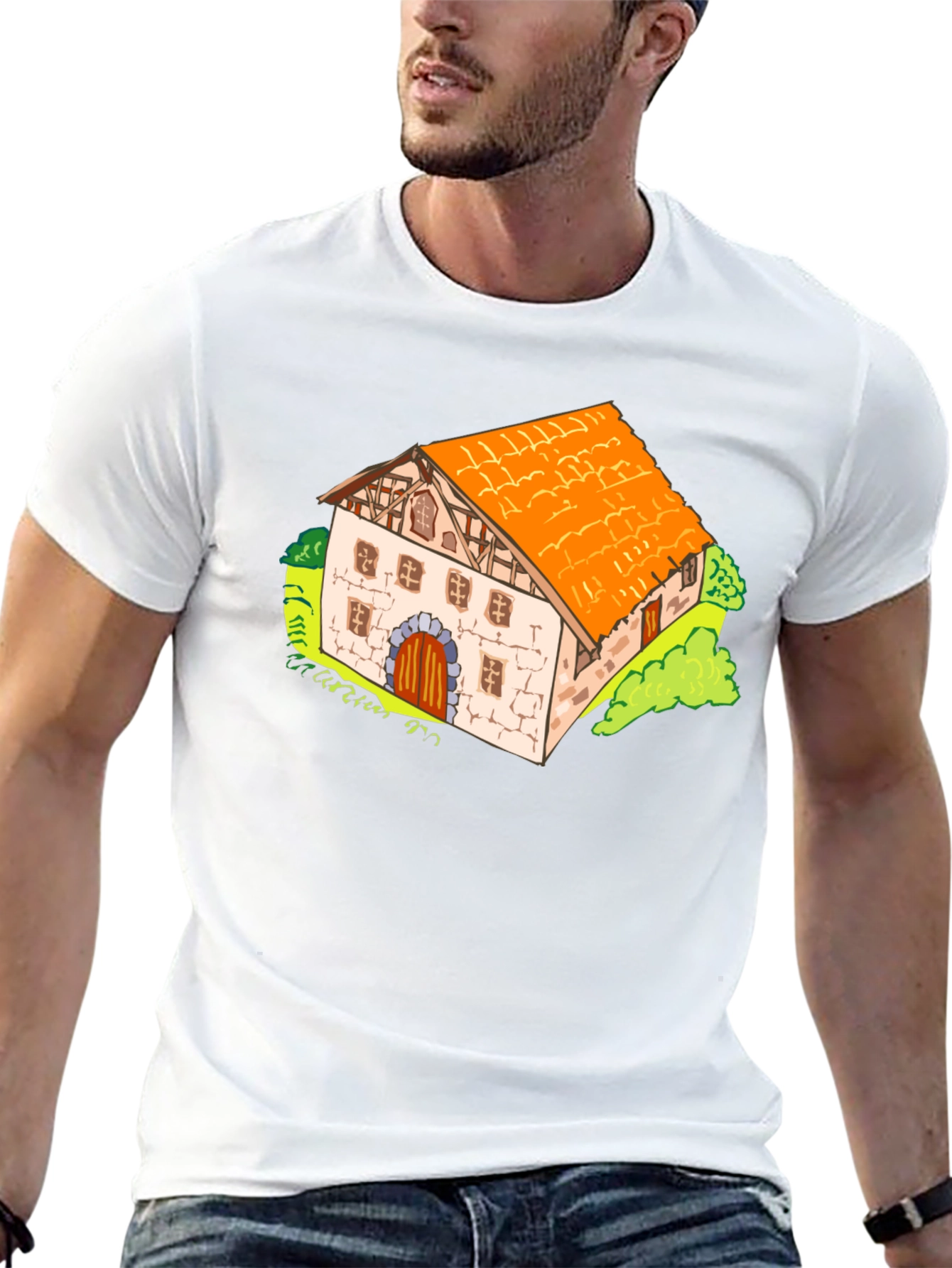 Quaint Farmhouse T-Shirt - Unique Design