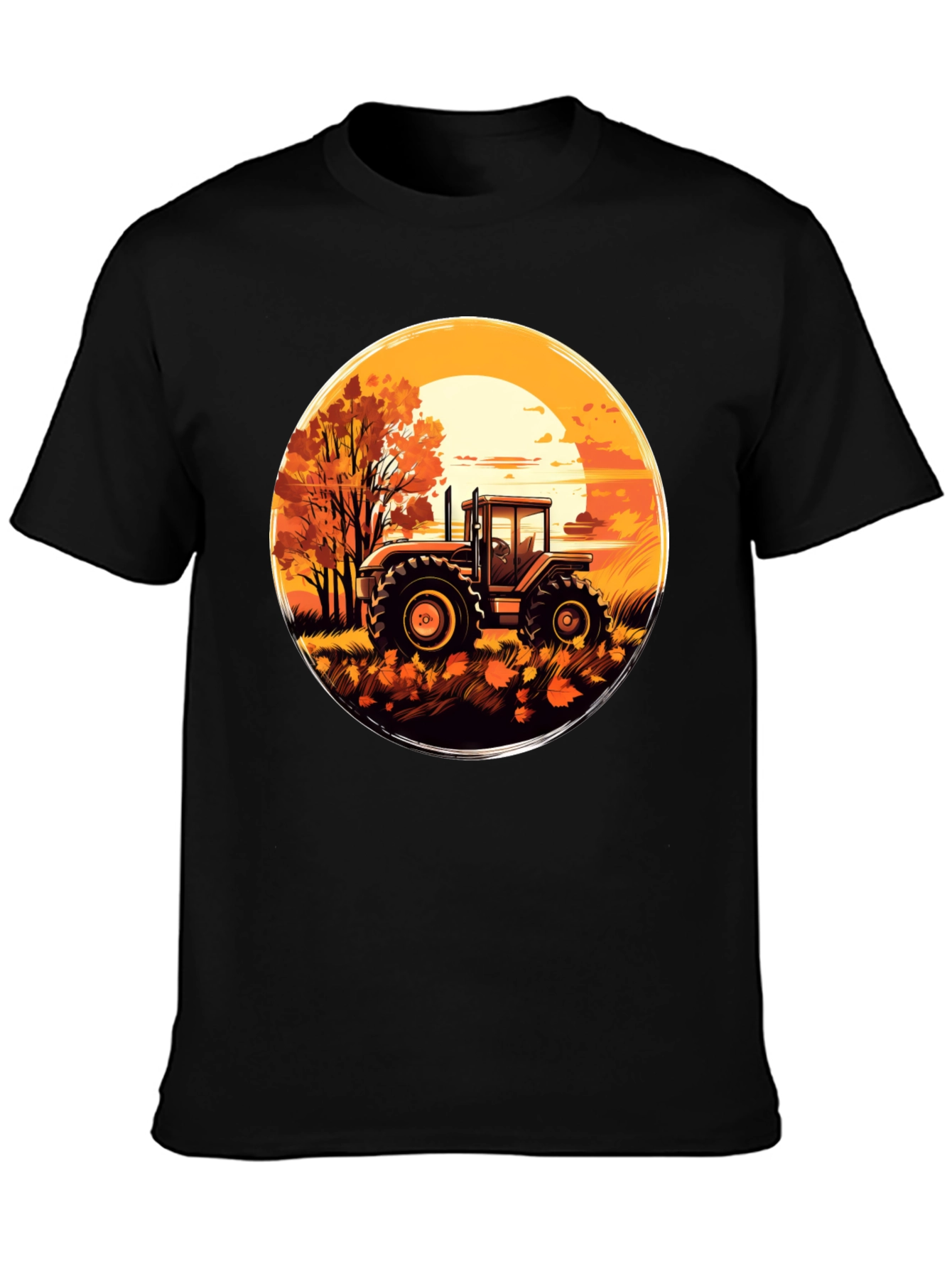Tractor Sunset Graphic Tee
