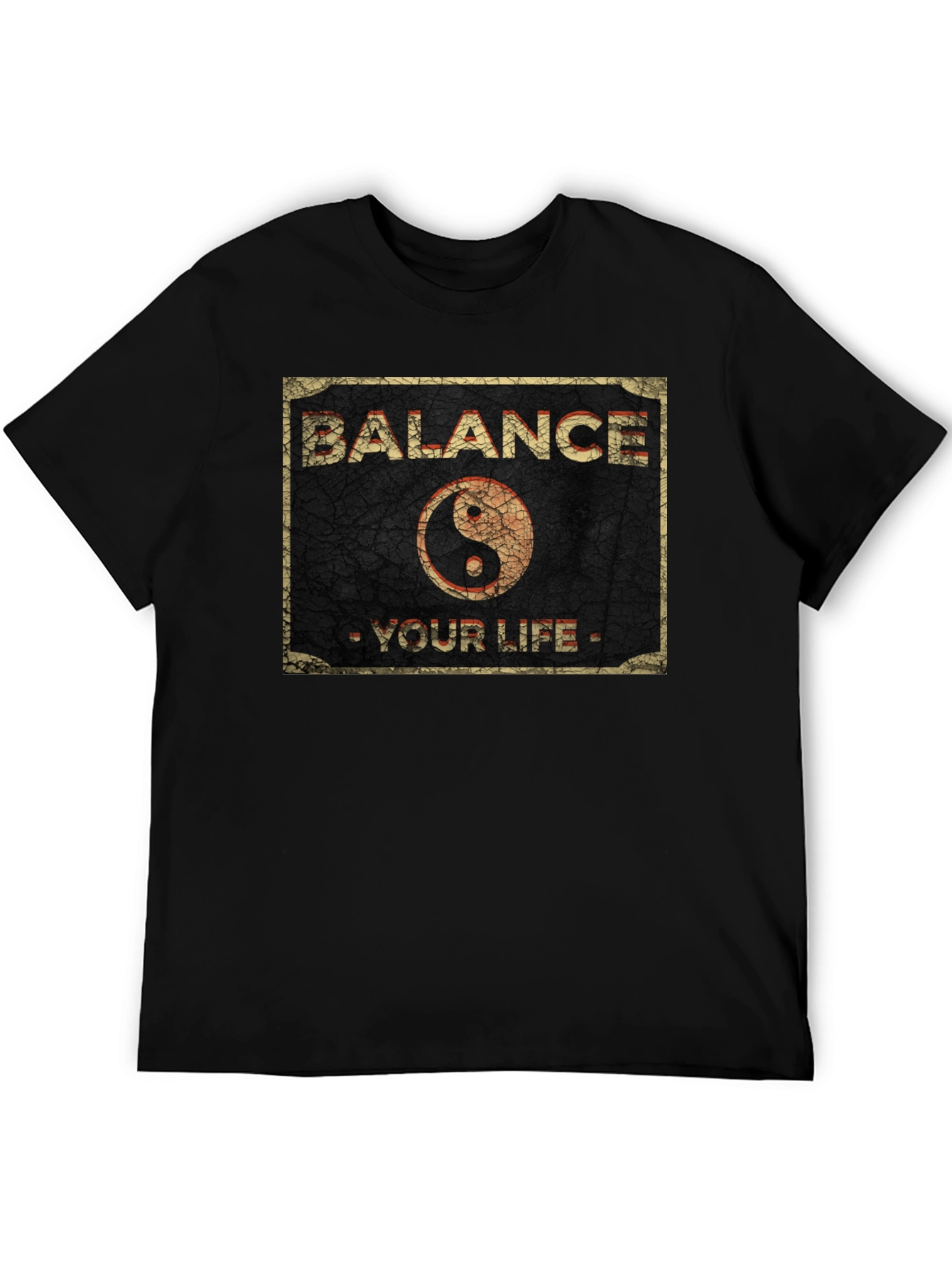 Balance Your Life Yin Yang Graphic T-Shirt