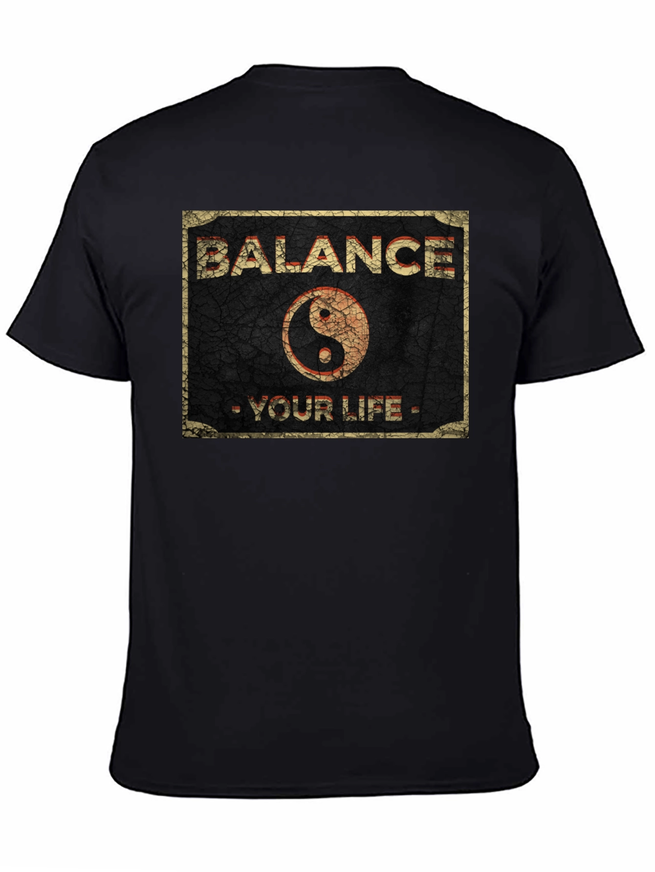 Balance Your Life Yin Yang Graphic T-Shirt