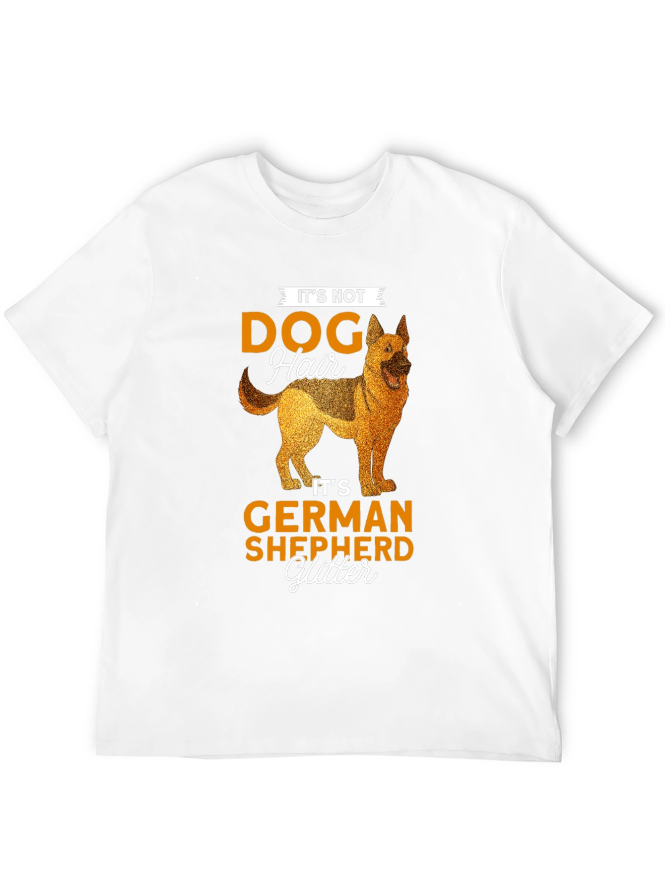 German Shepherd Glitter Dog T-Shirt