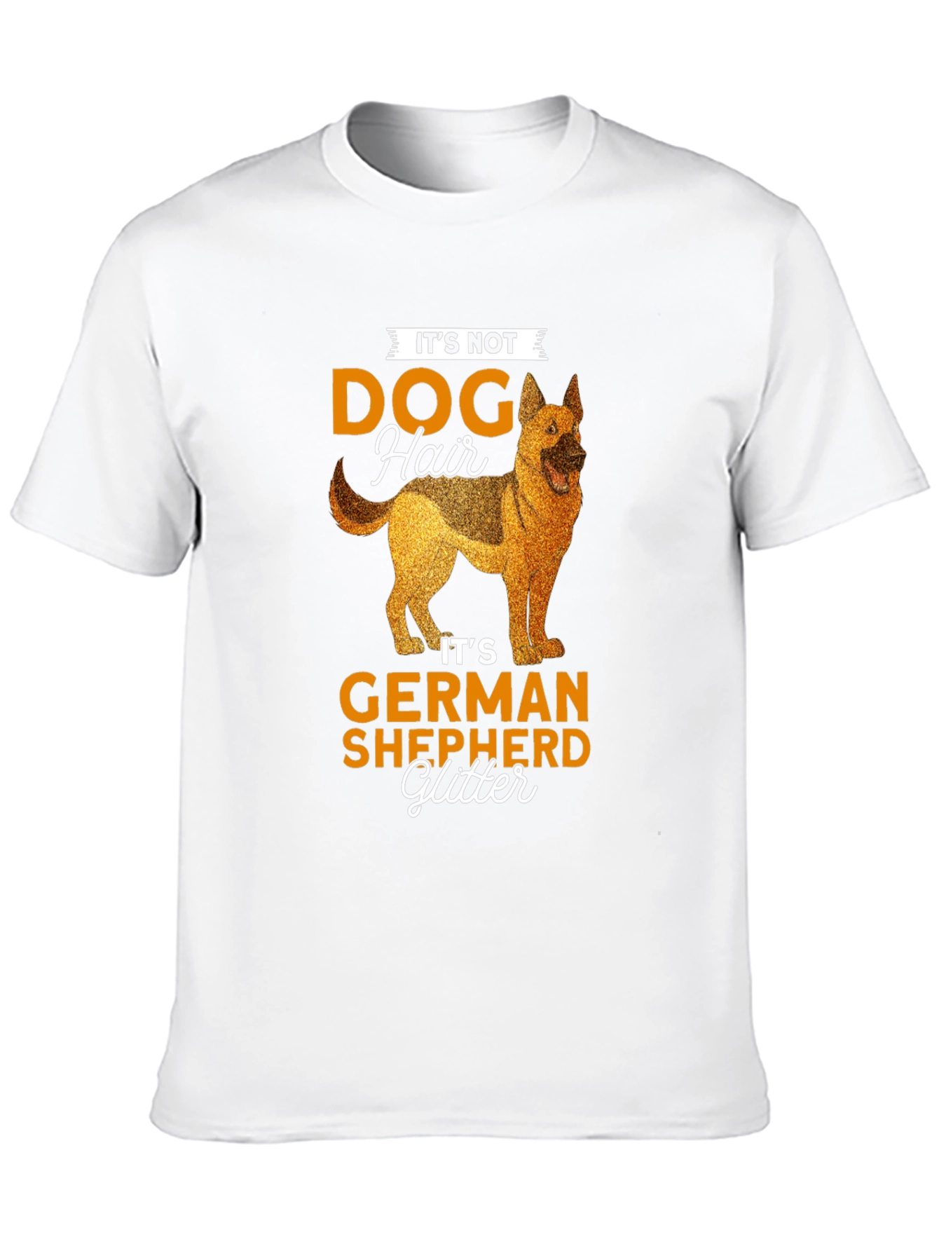 German Shepherd Glitter Dog T-Shirt