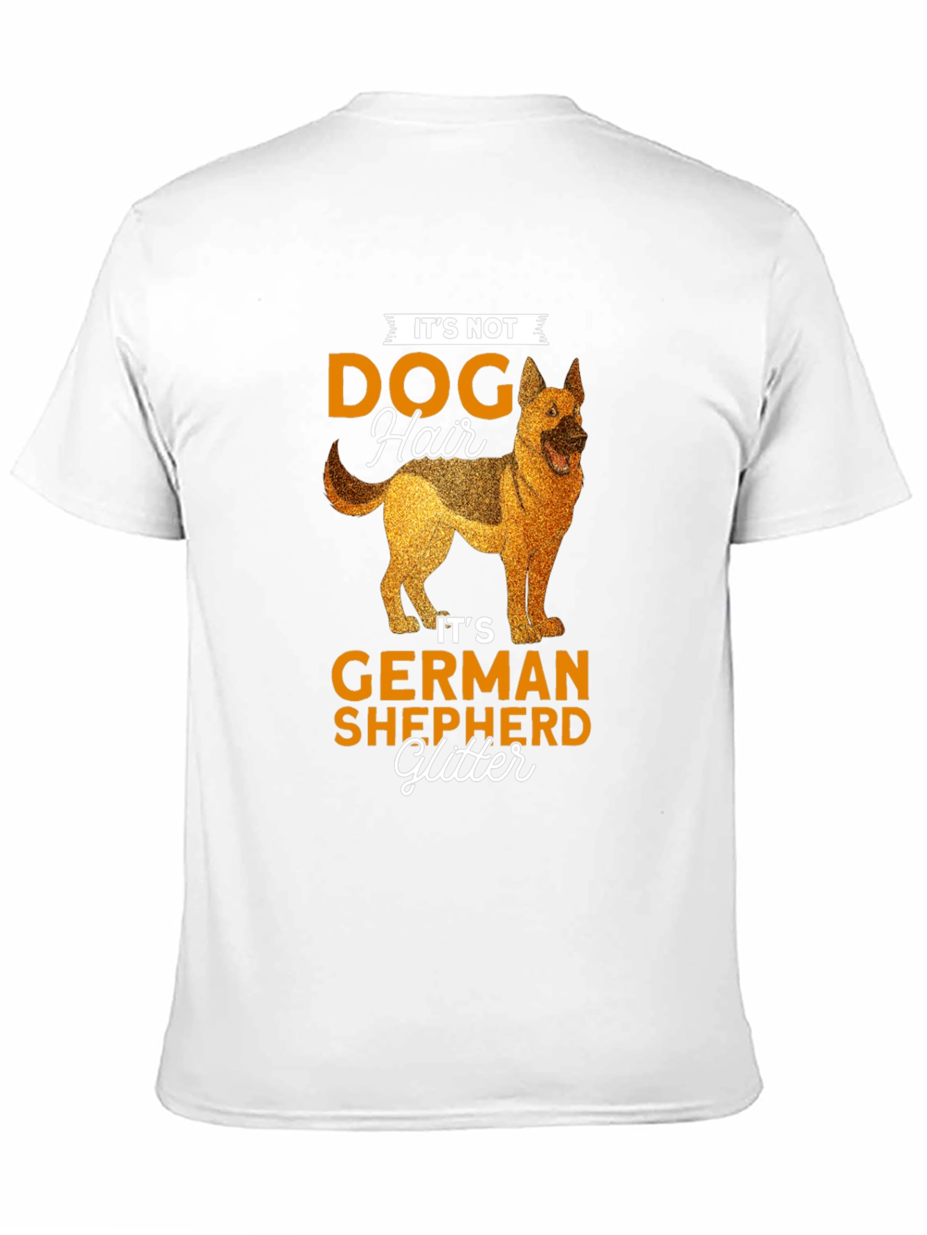 German Shepherd Glitter Dog T-Shirt
