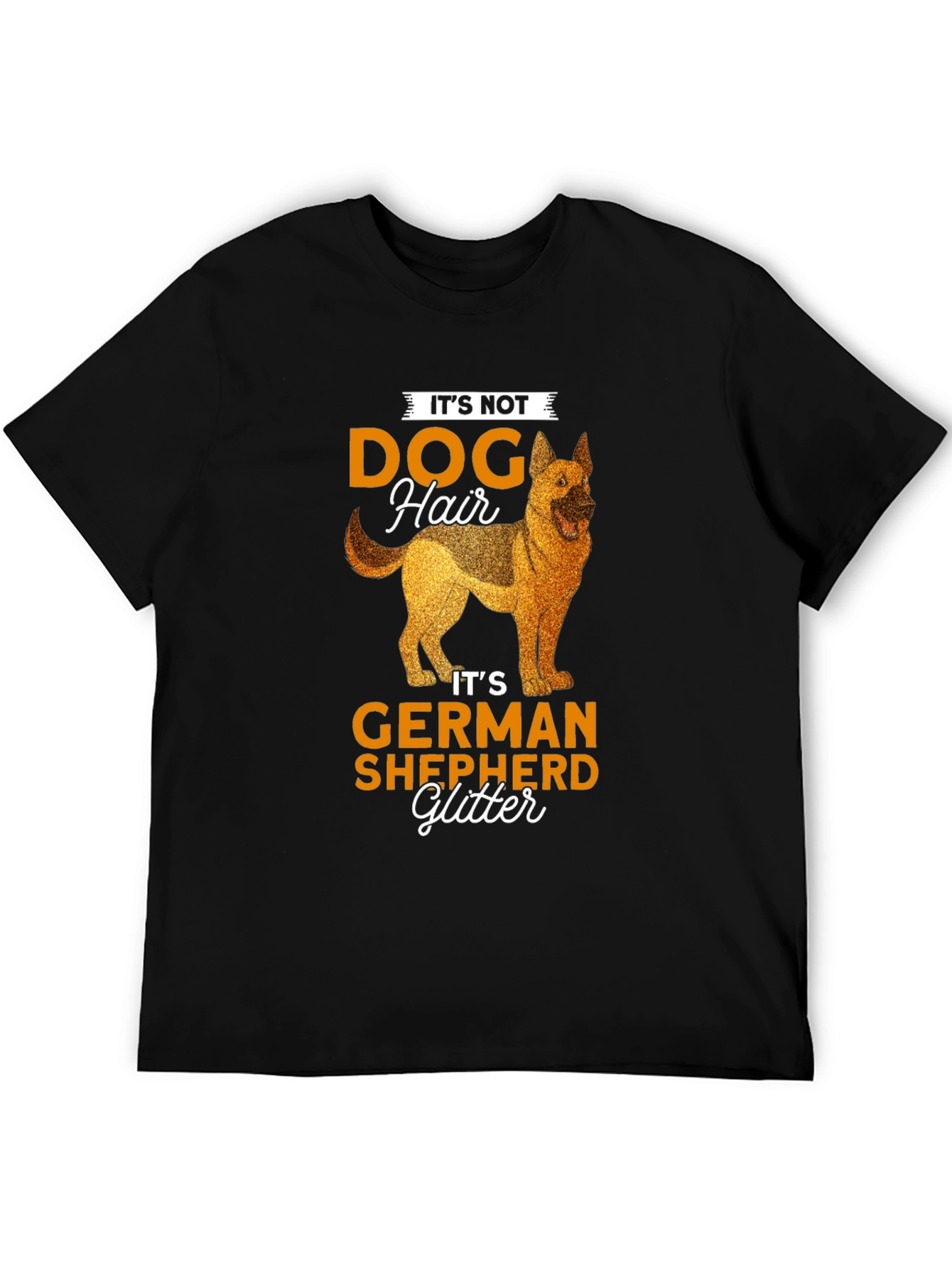 German Shepherd Glitter Dog T-Shirt