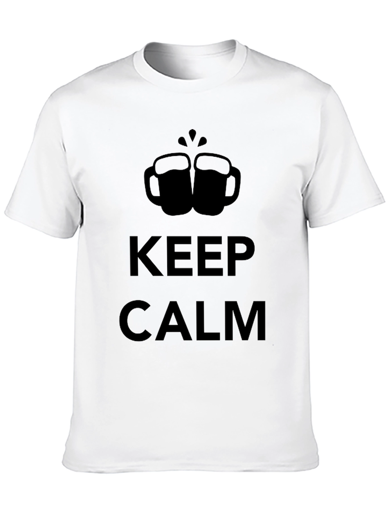 Keep Calm Toast T-Shirt - Black Graphic Tee