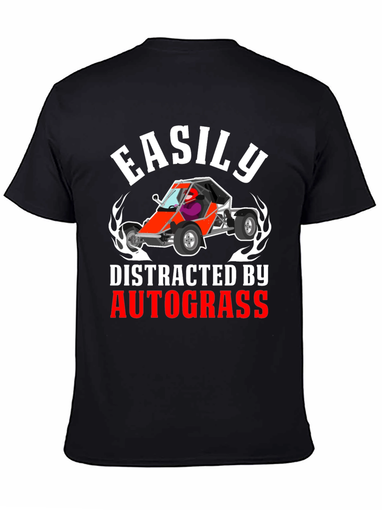 Easily Distracted By Autograss Racing T-Shirt