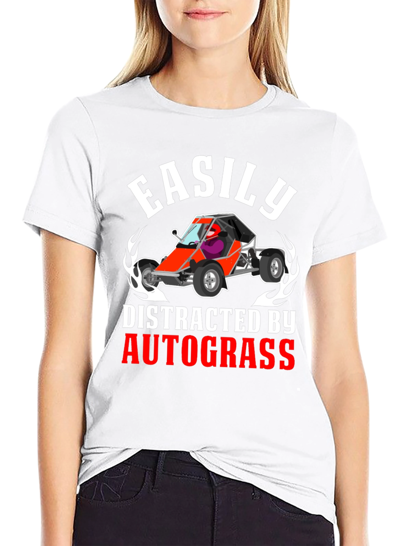 Easily Distracted By Autograss Racing T-Shirt