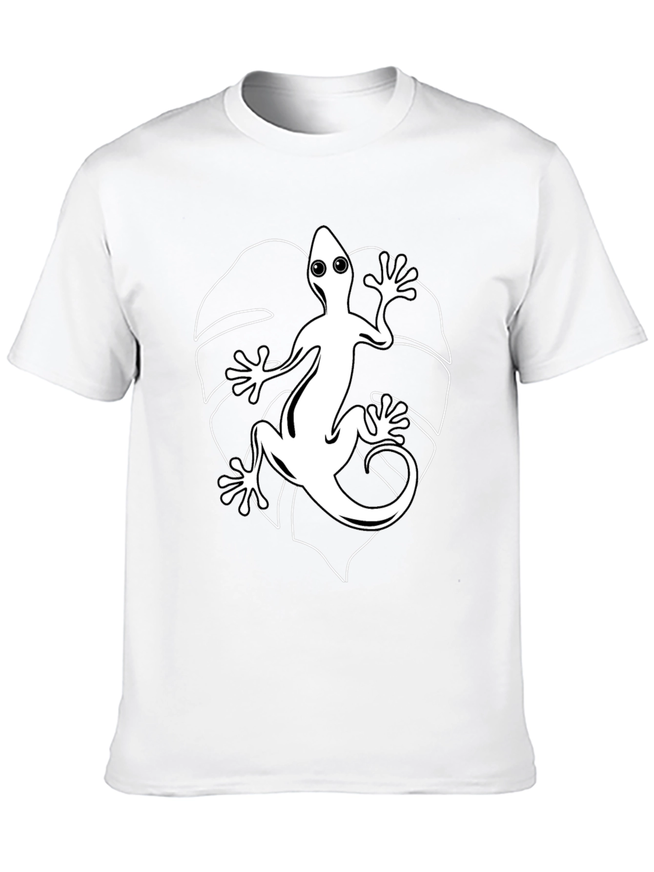 Lizard Graphic T-Shirt - Stylish Black Tee