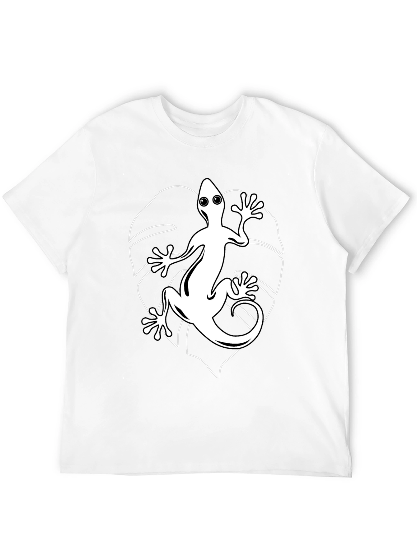 Lizard Graphic T-Shirt - Stylish Black Tee