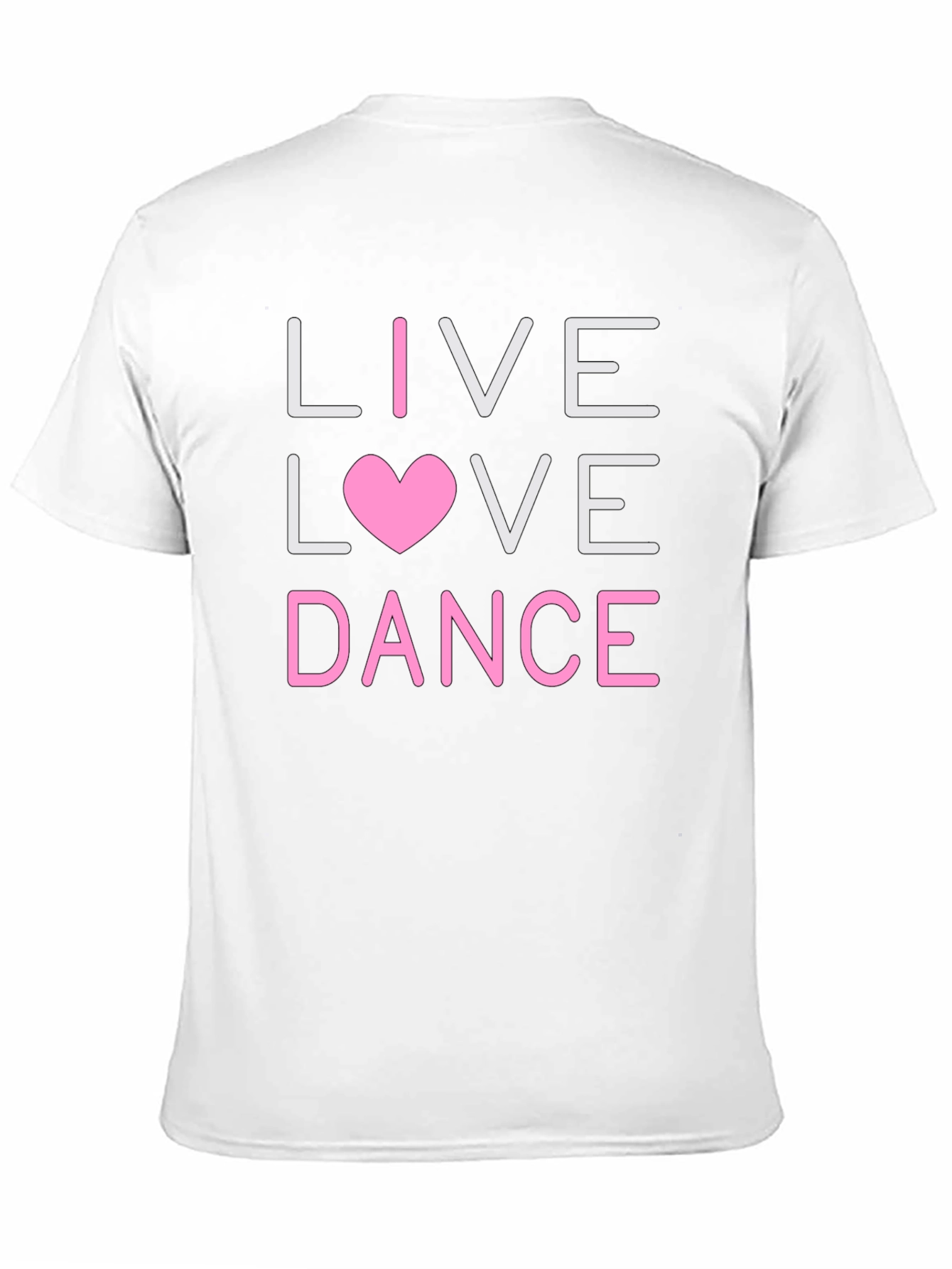 Live Love Dance Graphic Tee - Black