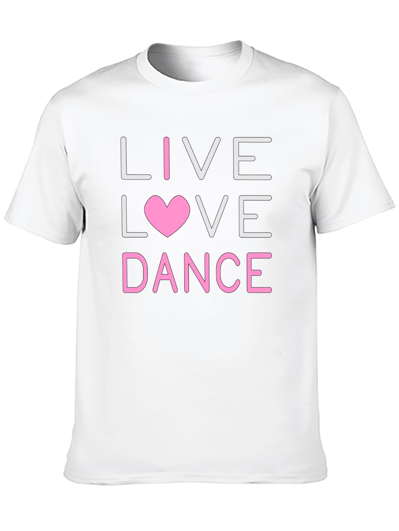 Live Love Dance Graphic Tee - Black
