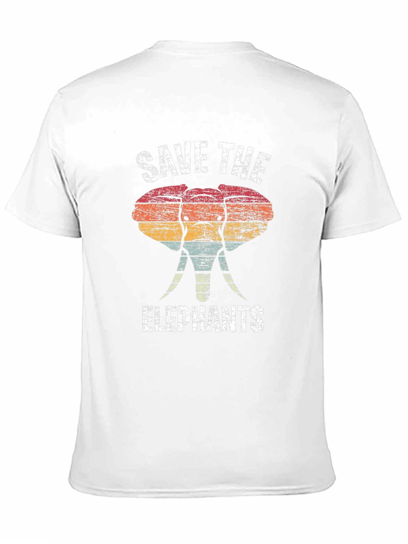 Save the Elephants Retro T-Shirt