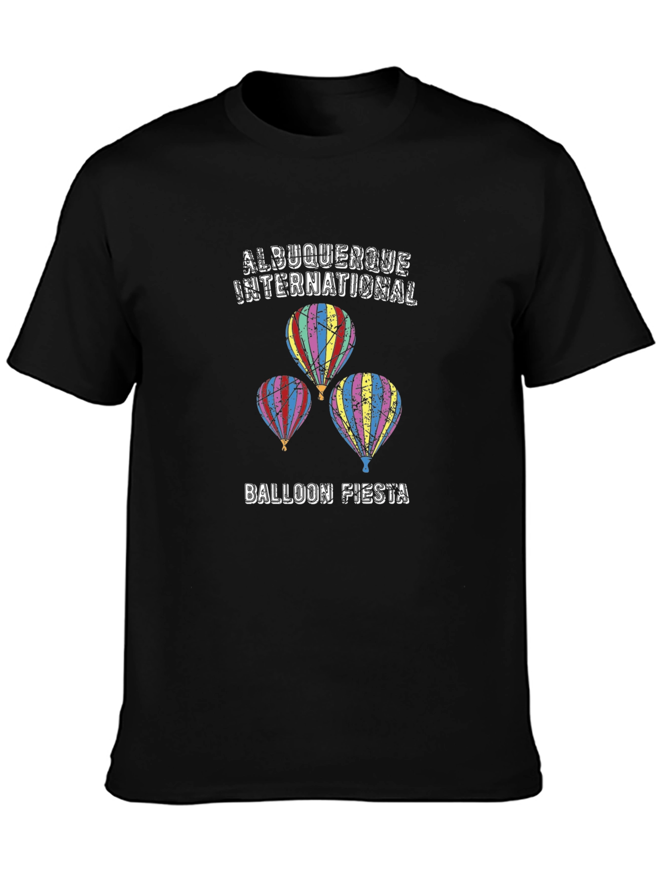 Albuquerque Balloon Fiesta Black T-Shirt