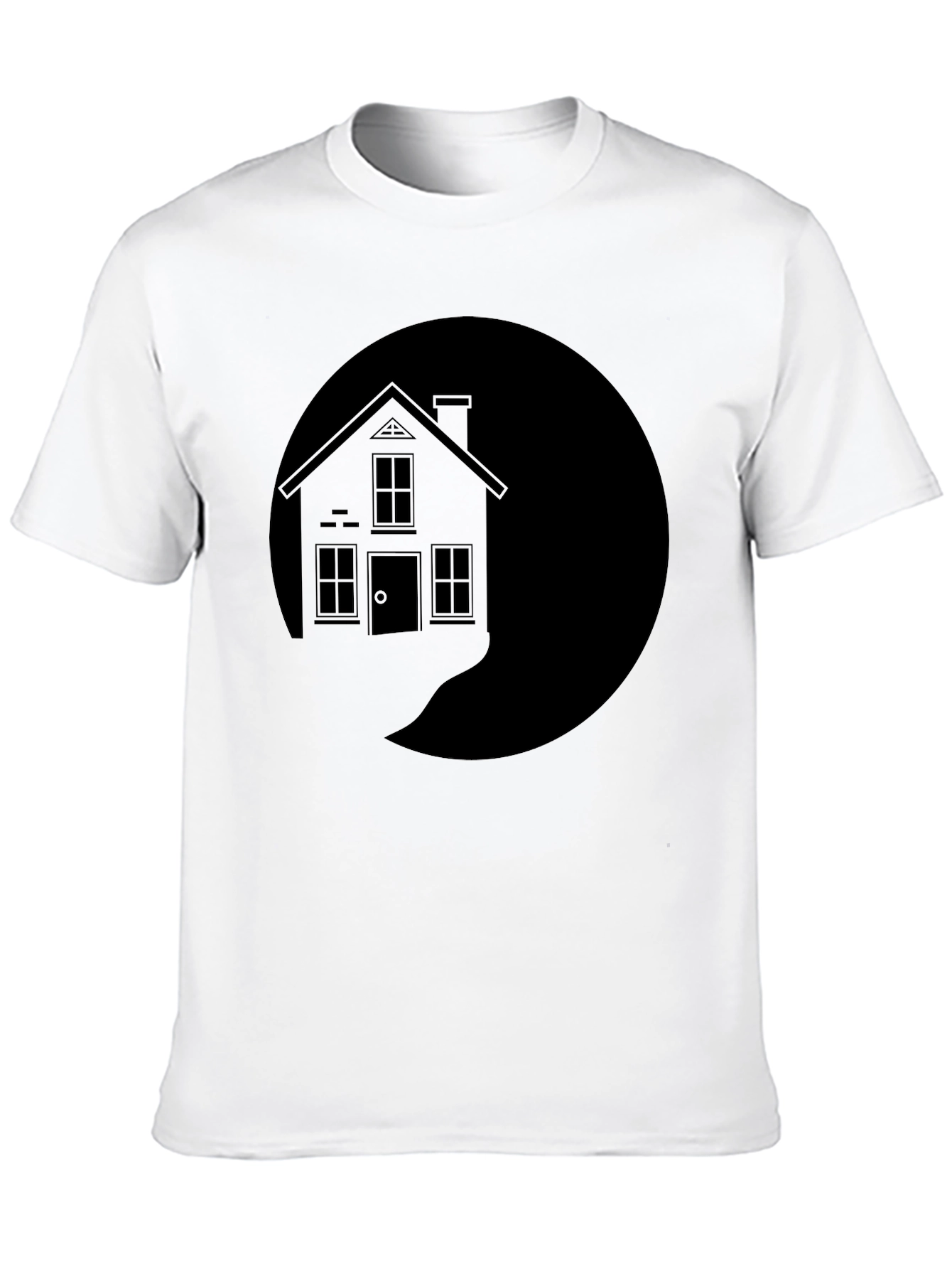 House Silhouette Graphic Tee - Modern Style