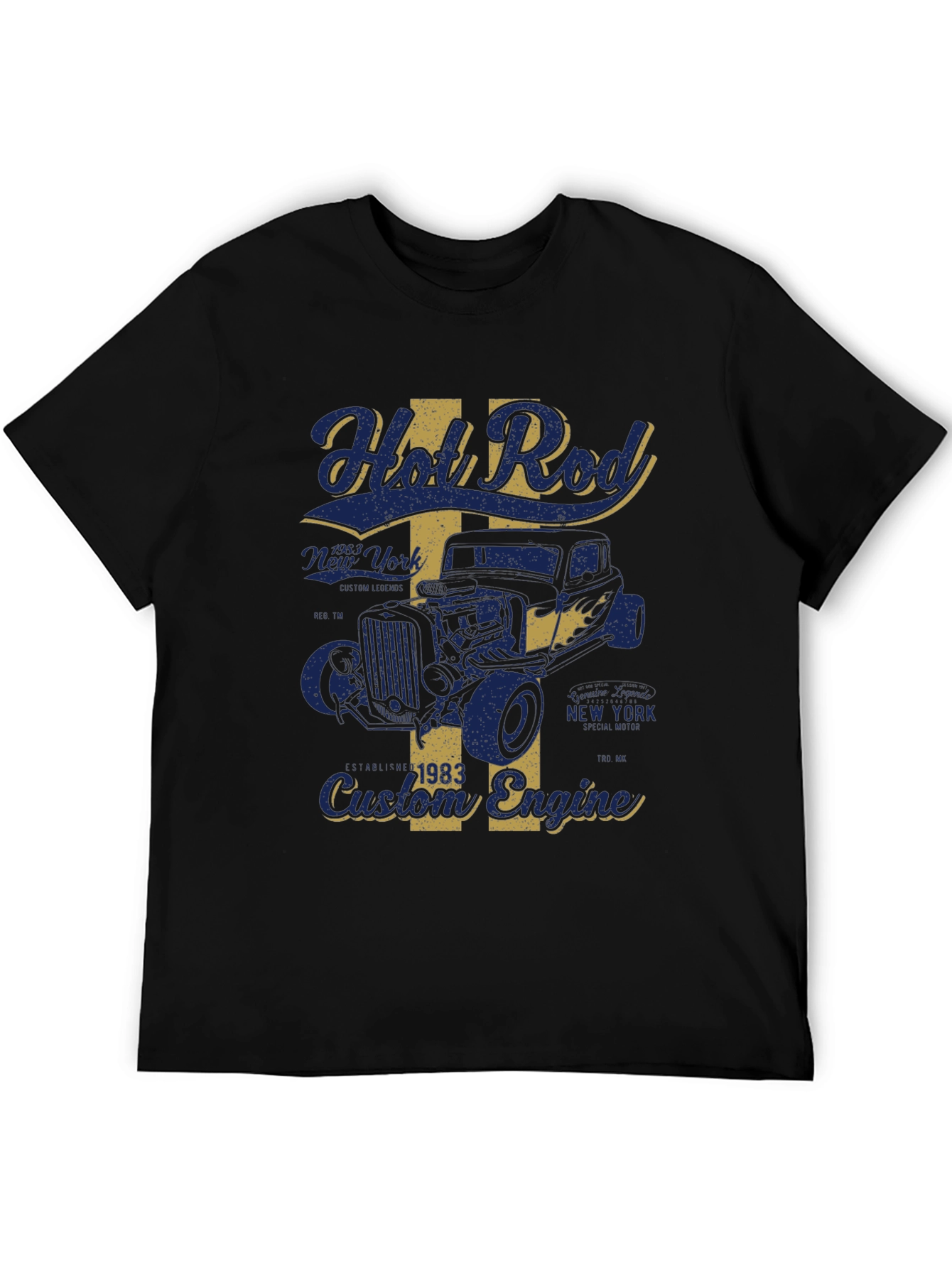 Hot Rod Custom Engine T-Shirt