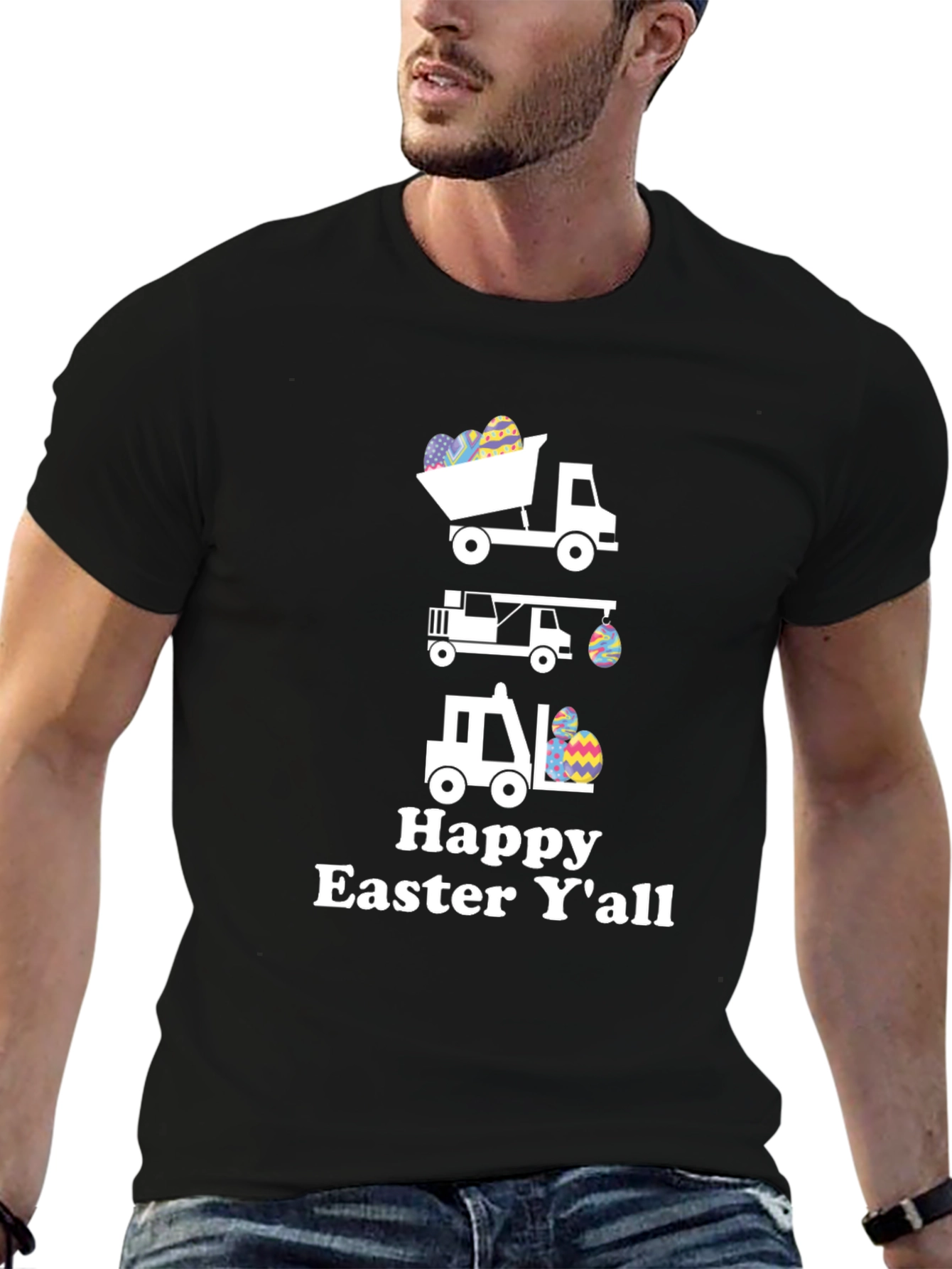 Easter Trucks T-Shirt - Happy Easter Yall