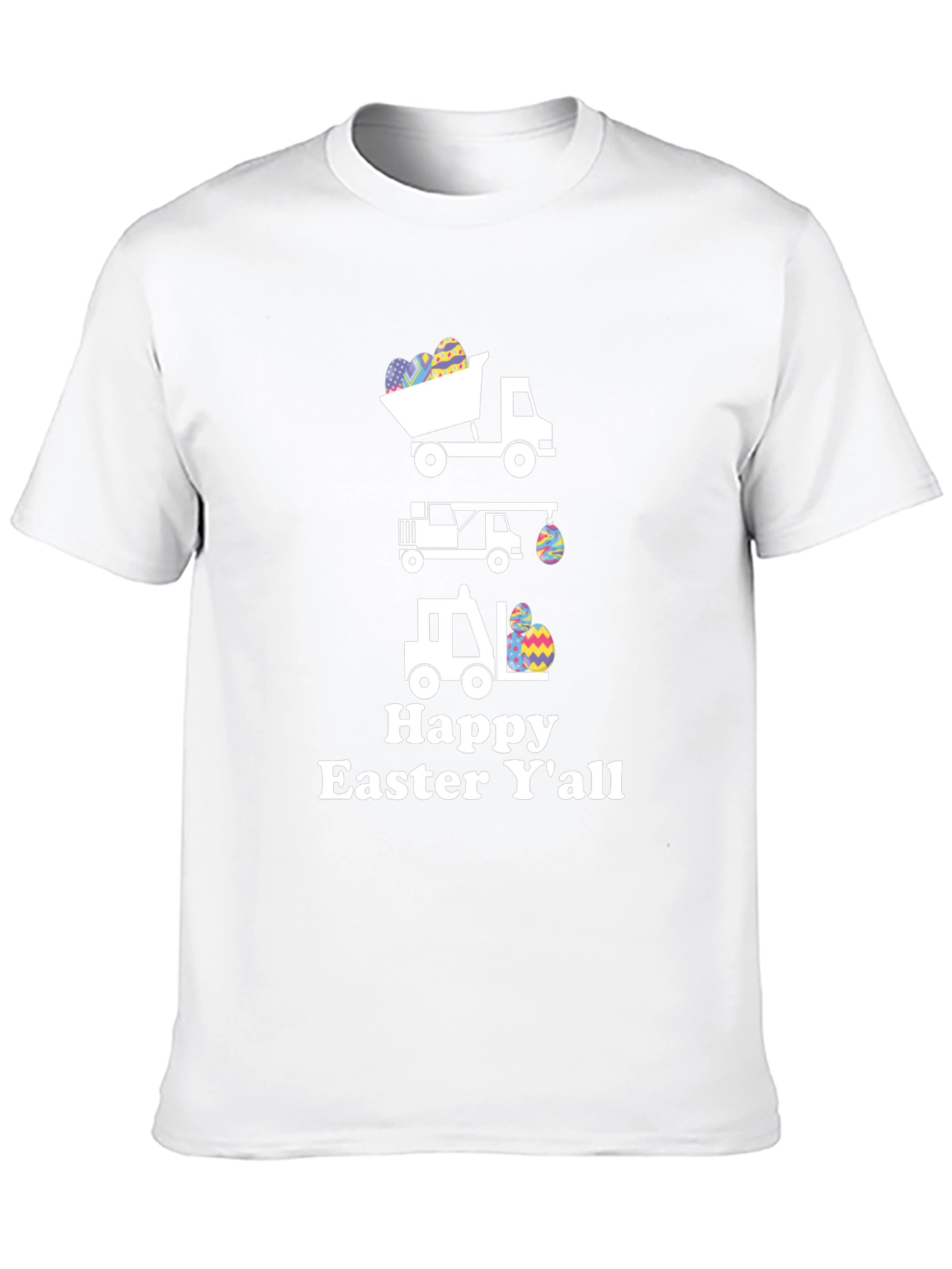 Easter Trucks T-Shirt - Happy Easter Yall