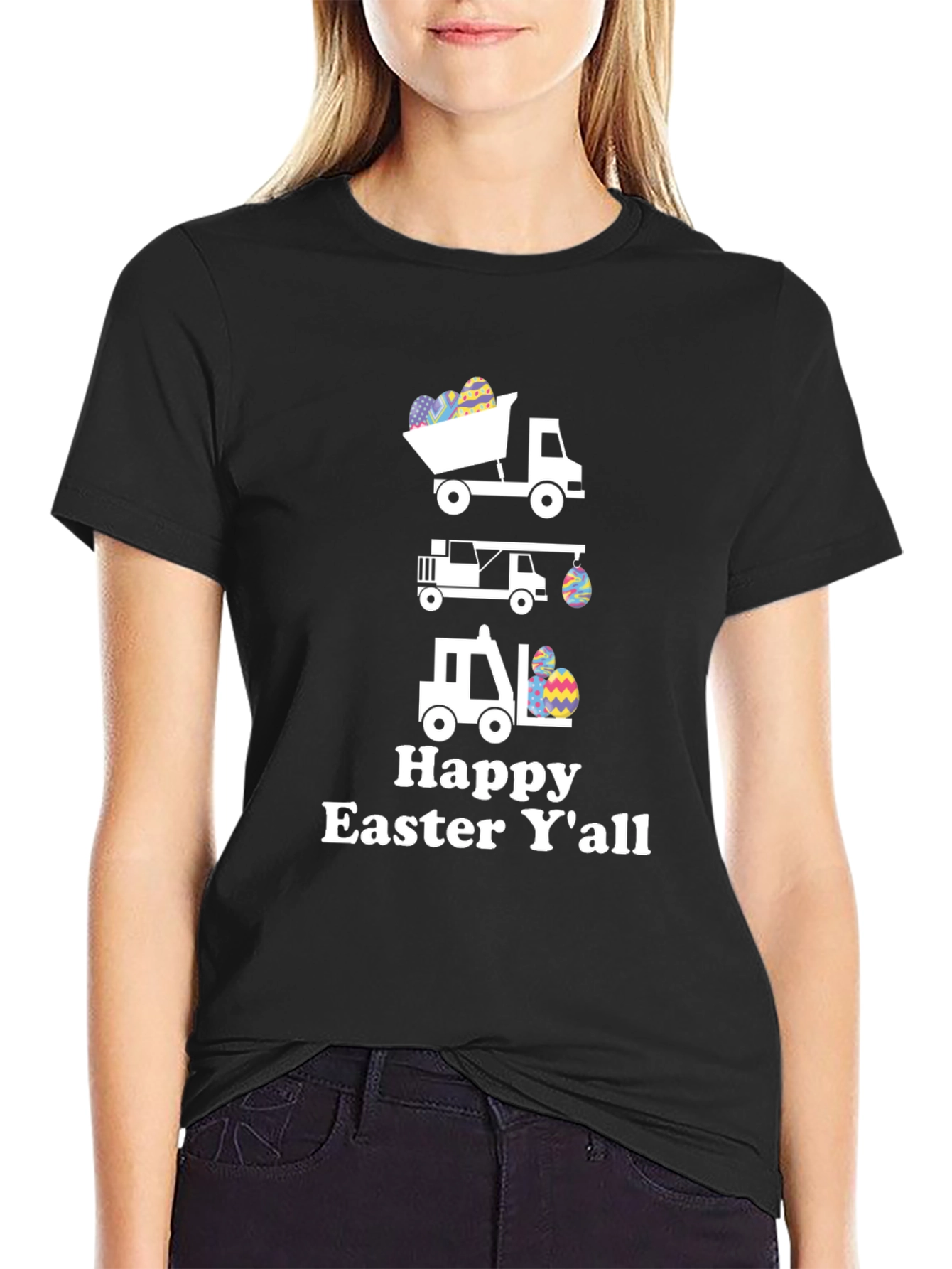 Easter Trucks T-Shirt - Happy Easter Yall