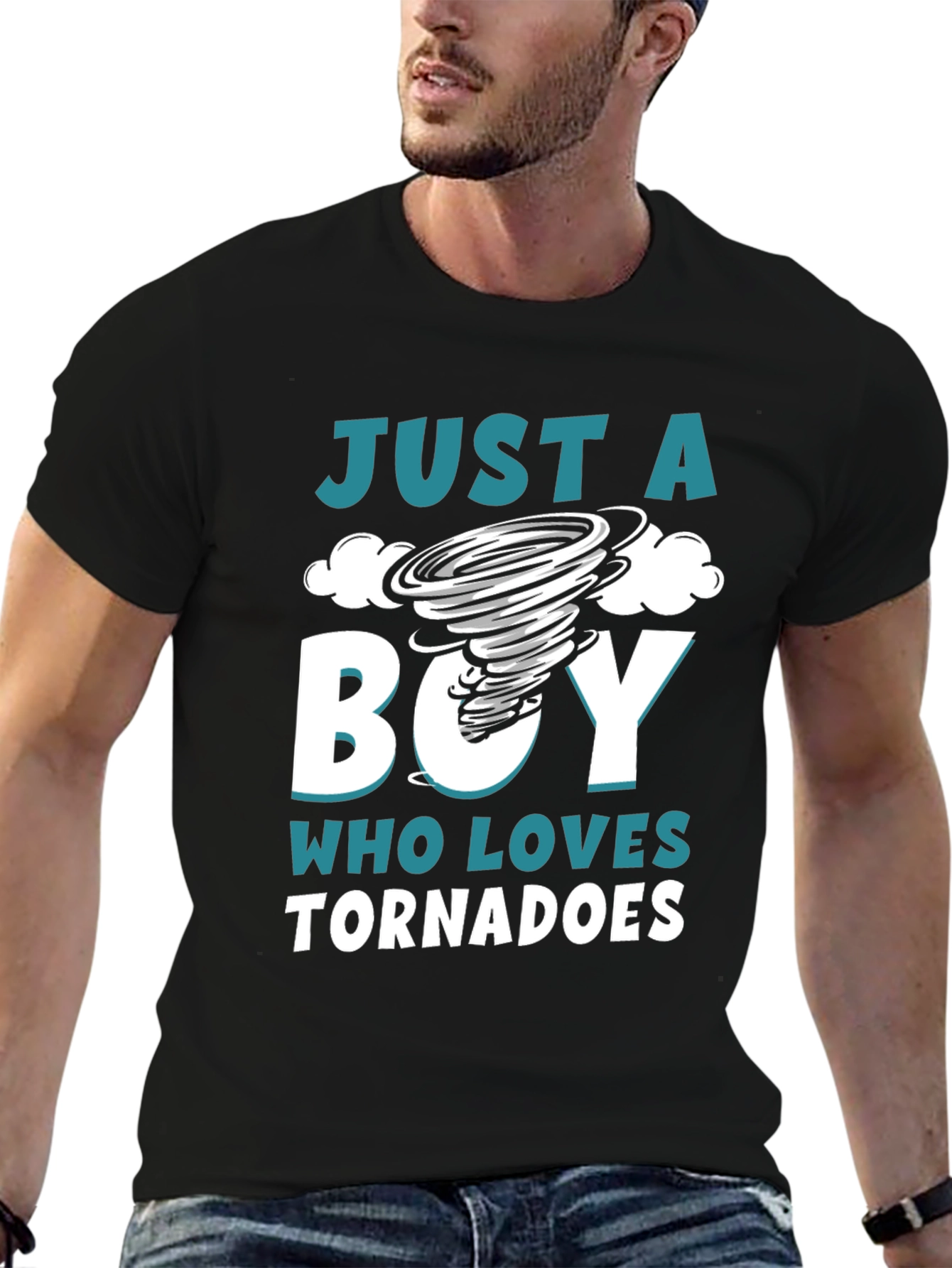 Just A Boy Who Loves Tornadoes T-Shirt