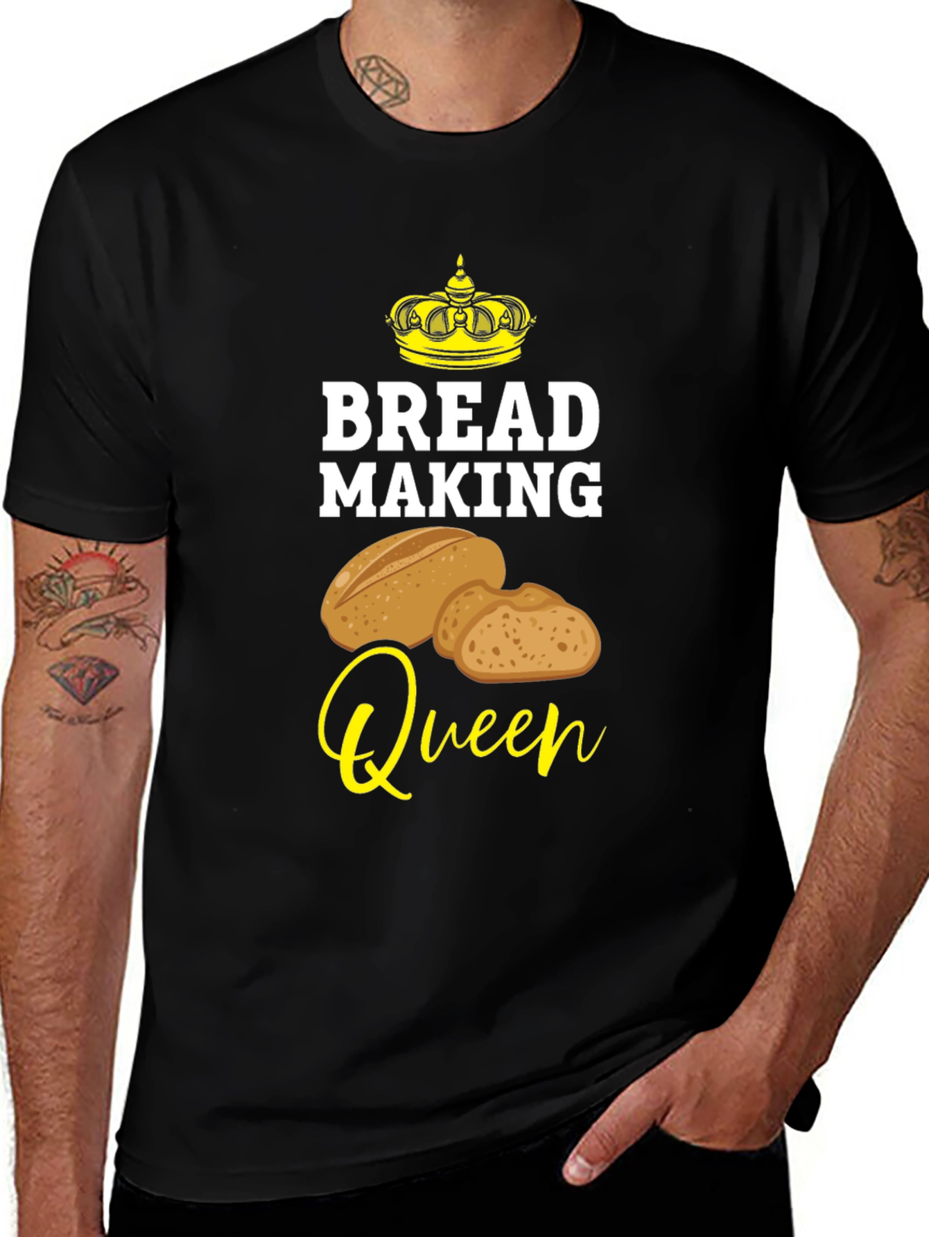 Bread Making Queen T-Shirt - Baking Lover Tee