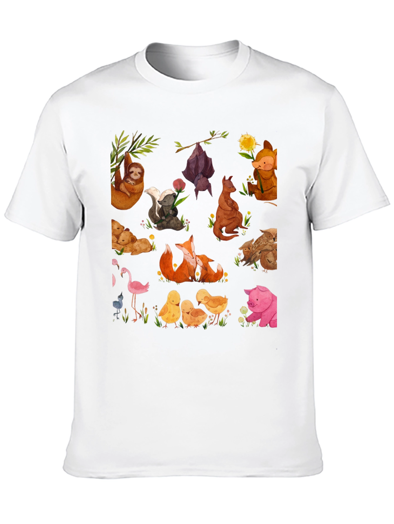 Cute Animal Print T-Shirt