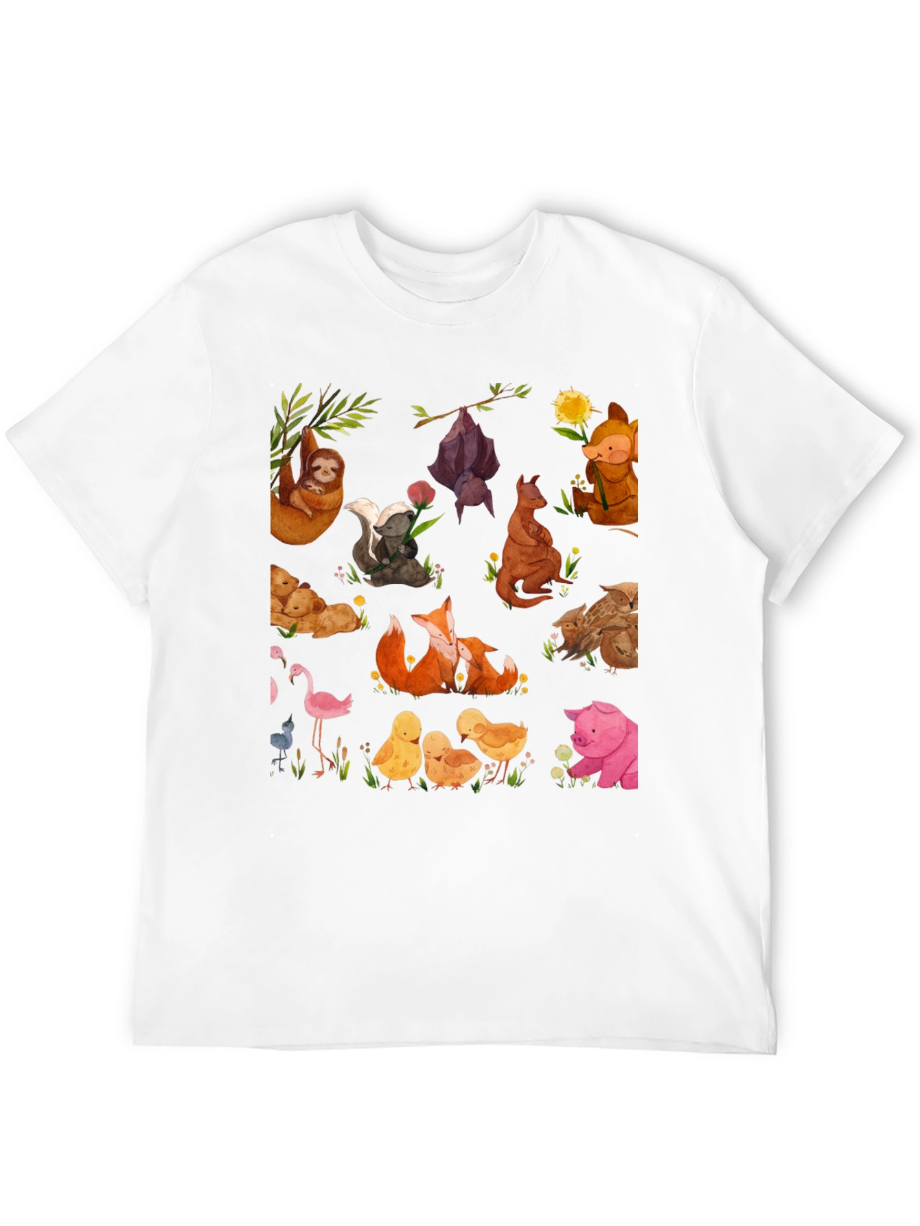 Cute Animal Print T-Shirt