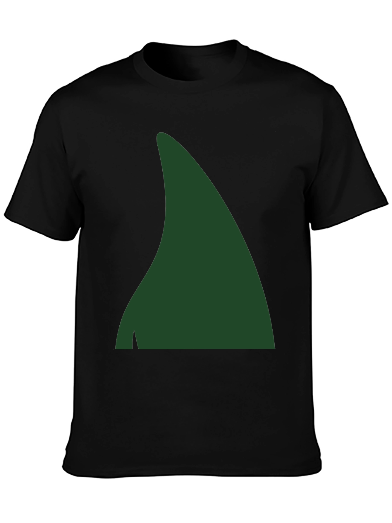 Green Elf Hat Tee - Holiday Festive Shirt