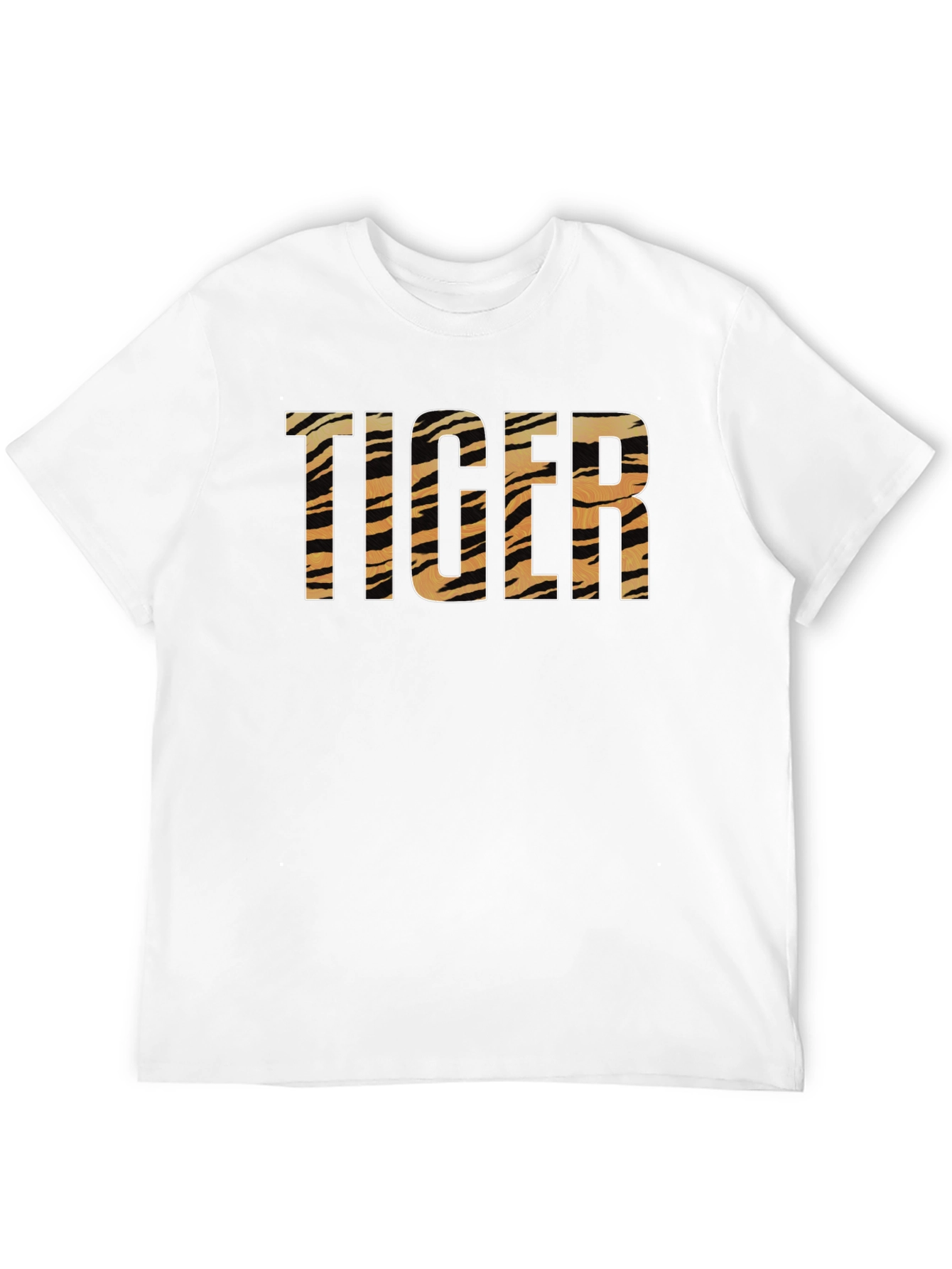 Tiger Print Graphic T-Shirt