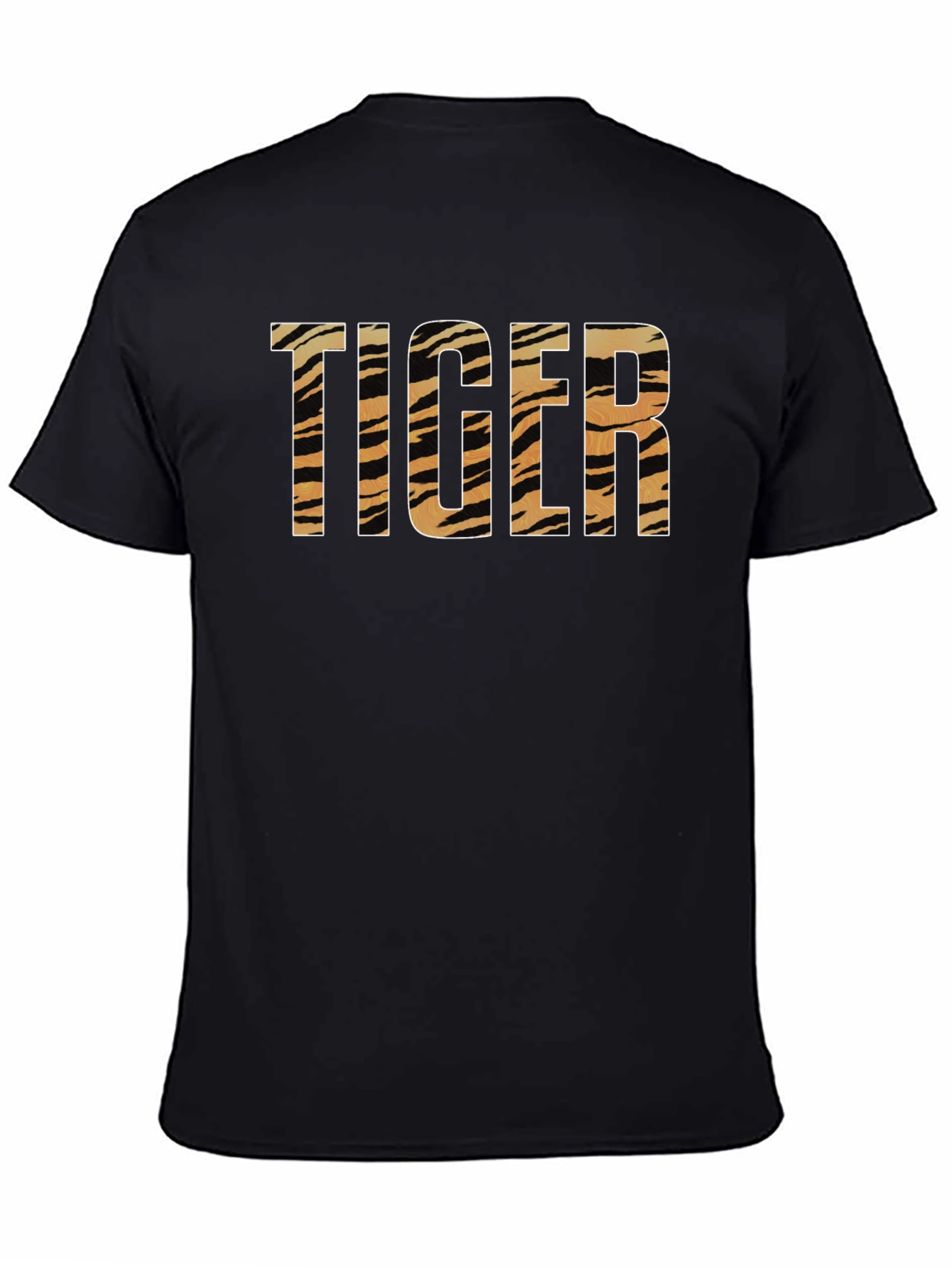 Tiger Print Graphic T-Shirt
