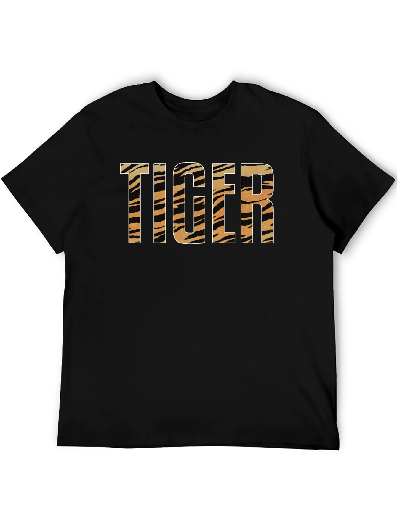 Tiger Print Graphic T-Shirt