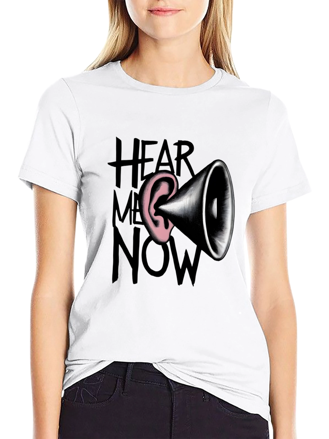 Hear Me Now Graphic Tee - Bold Statement Shirt